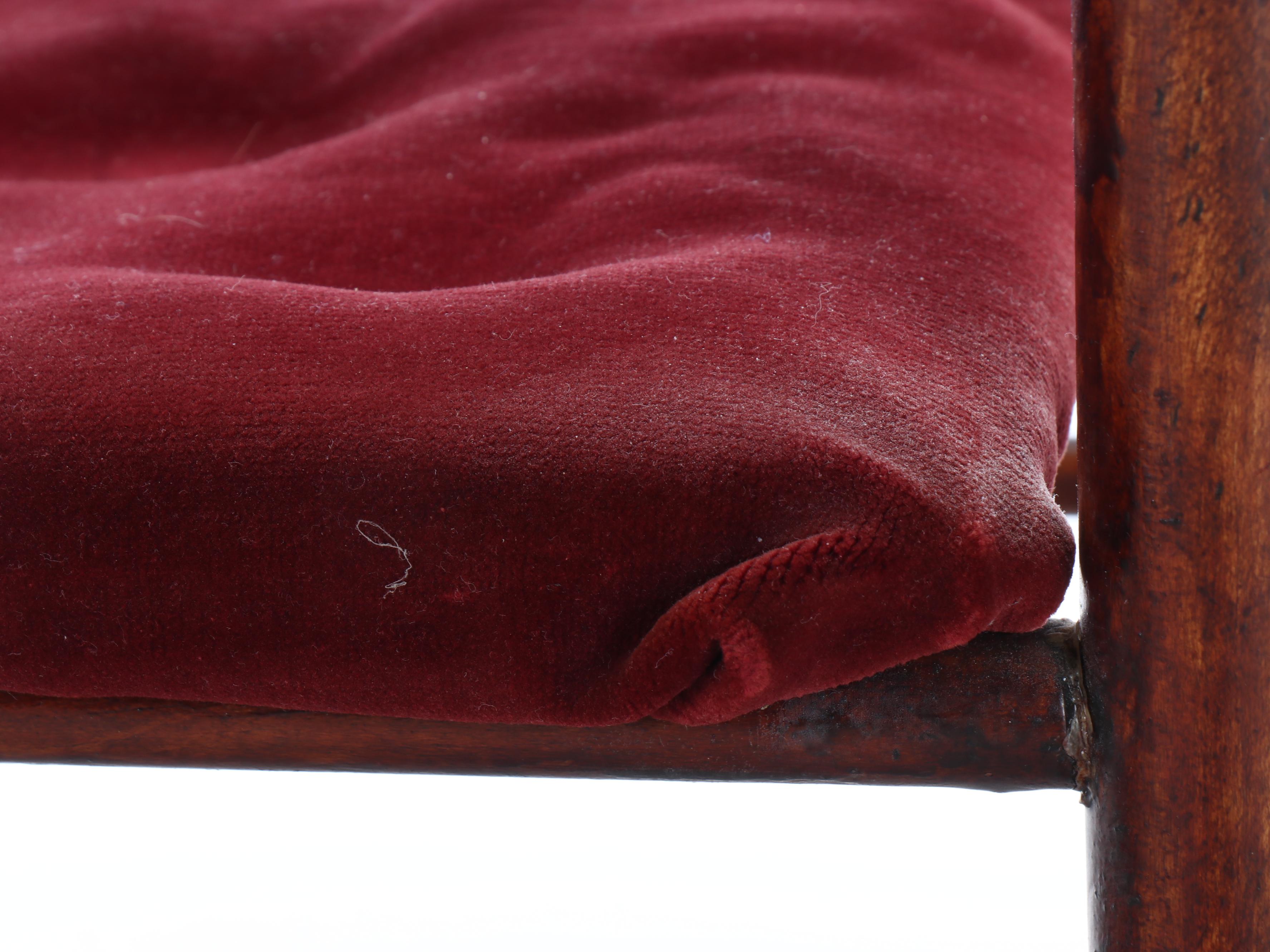 Late Victorian Child's Rocking Chair with Folk Art Style Dolls