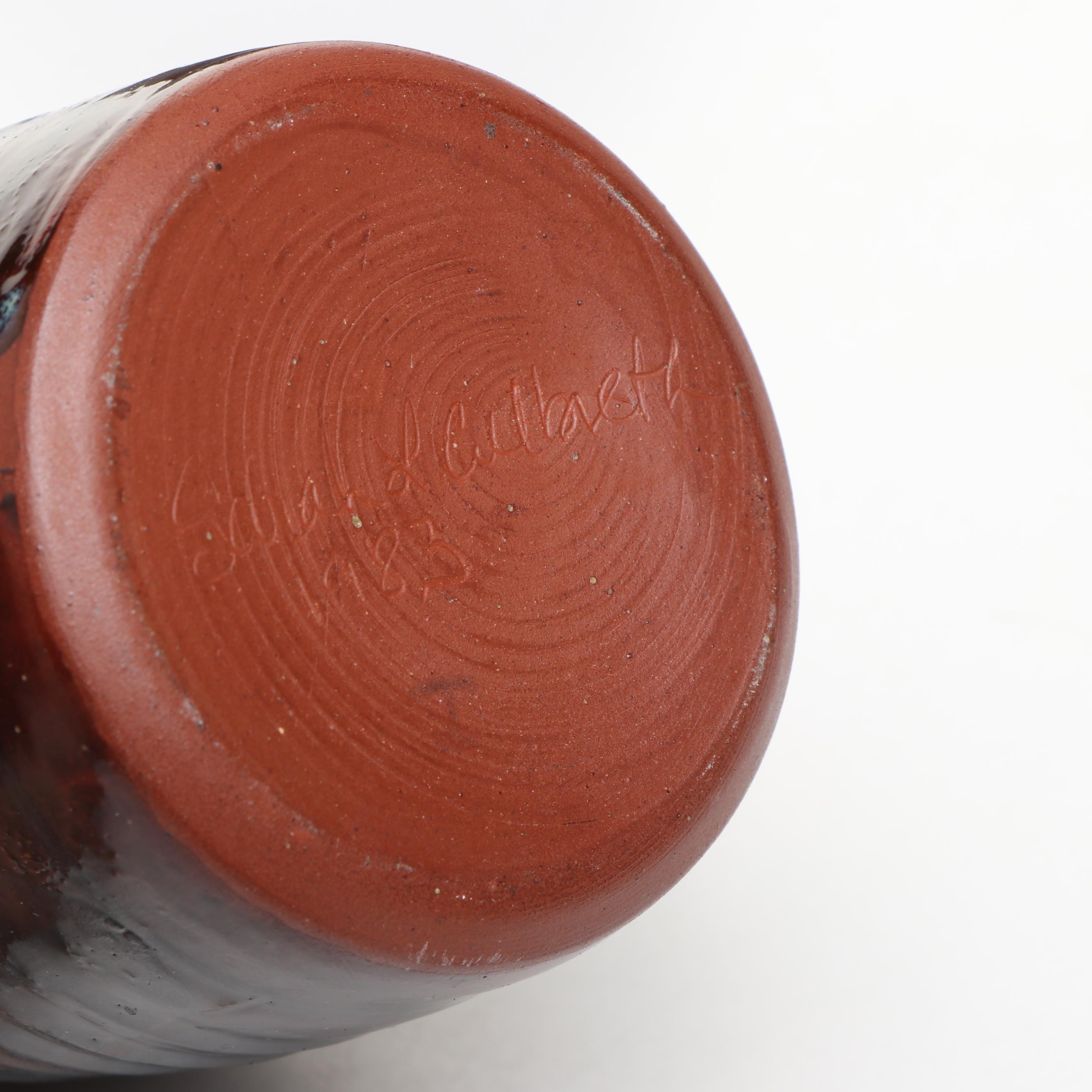 Artist Signed Art Pottery Cups, Bud Vases, and Bowls