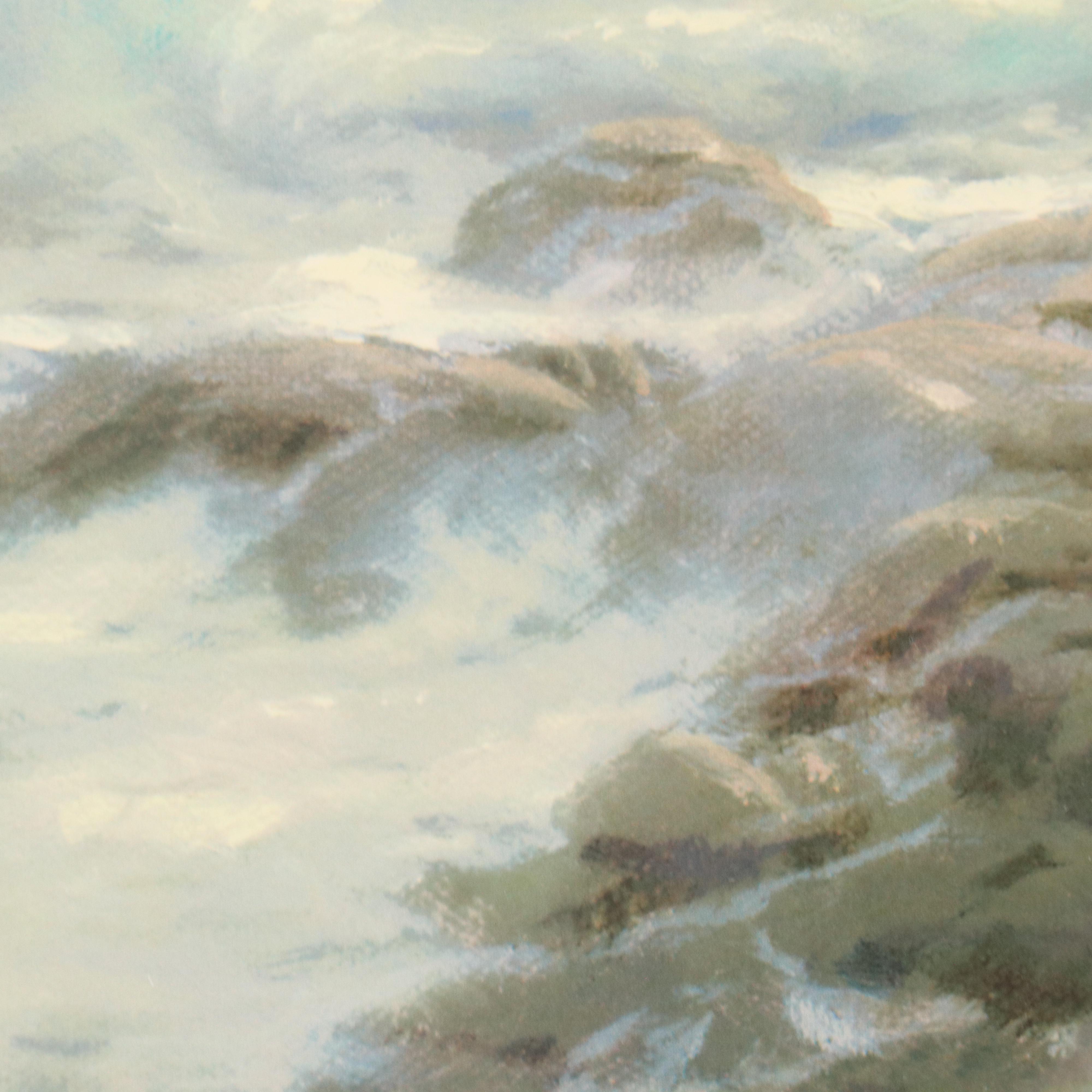 Thomas Kinkade Offset Lithograph "Romance of the Sea I"