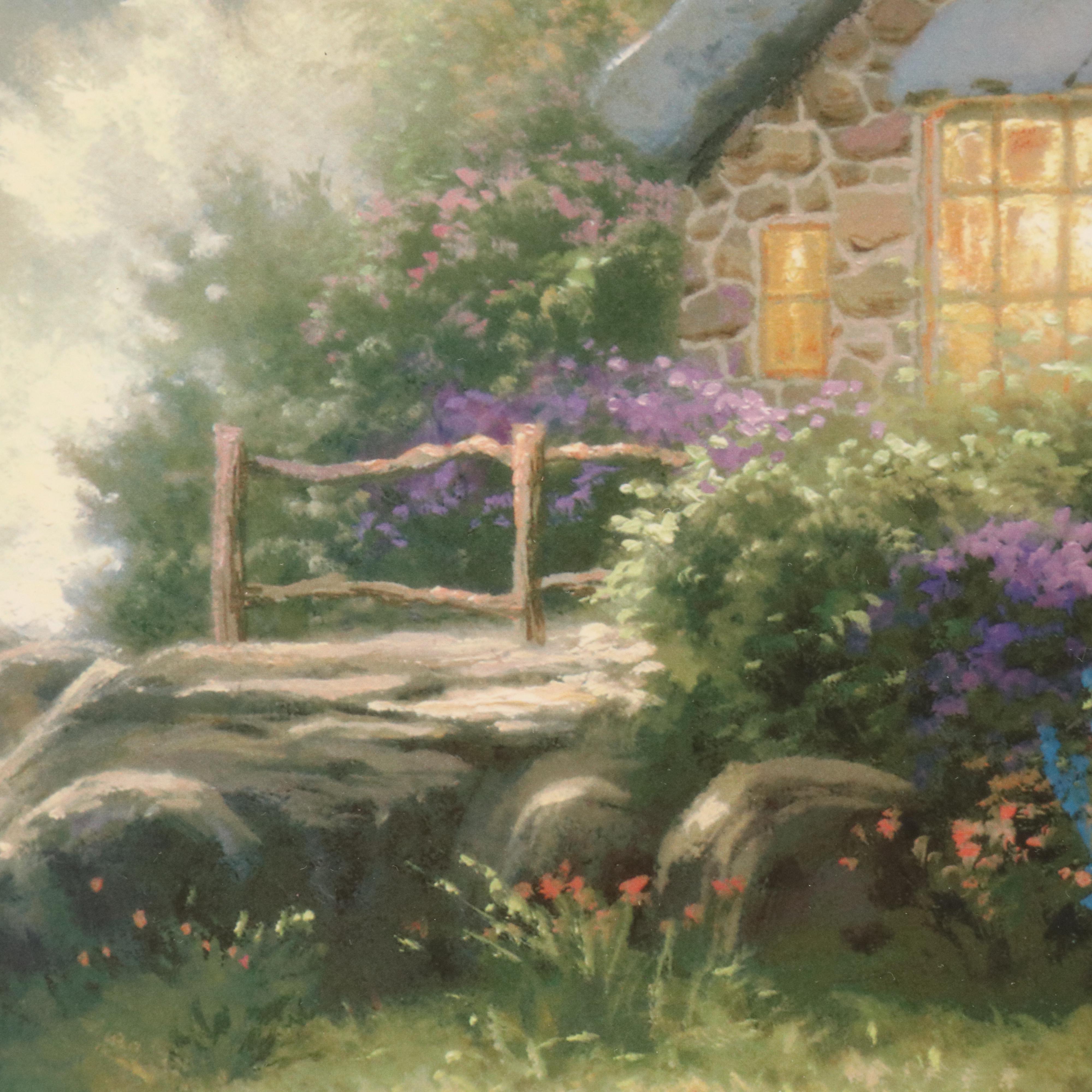 Thomas Kinkade Offset Lithograph "Romance of the Sea I"