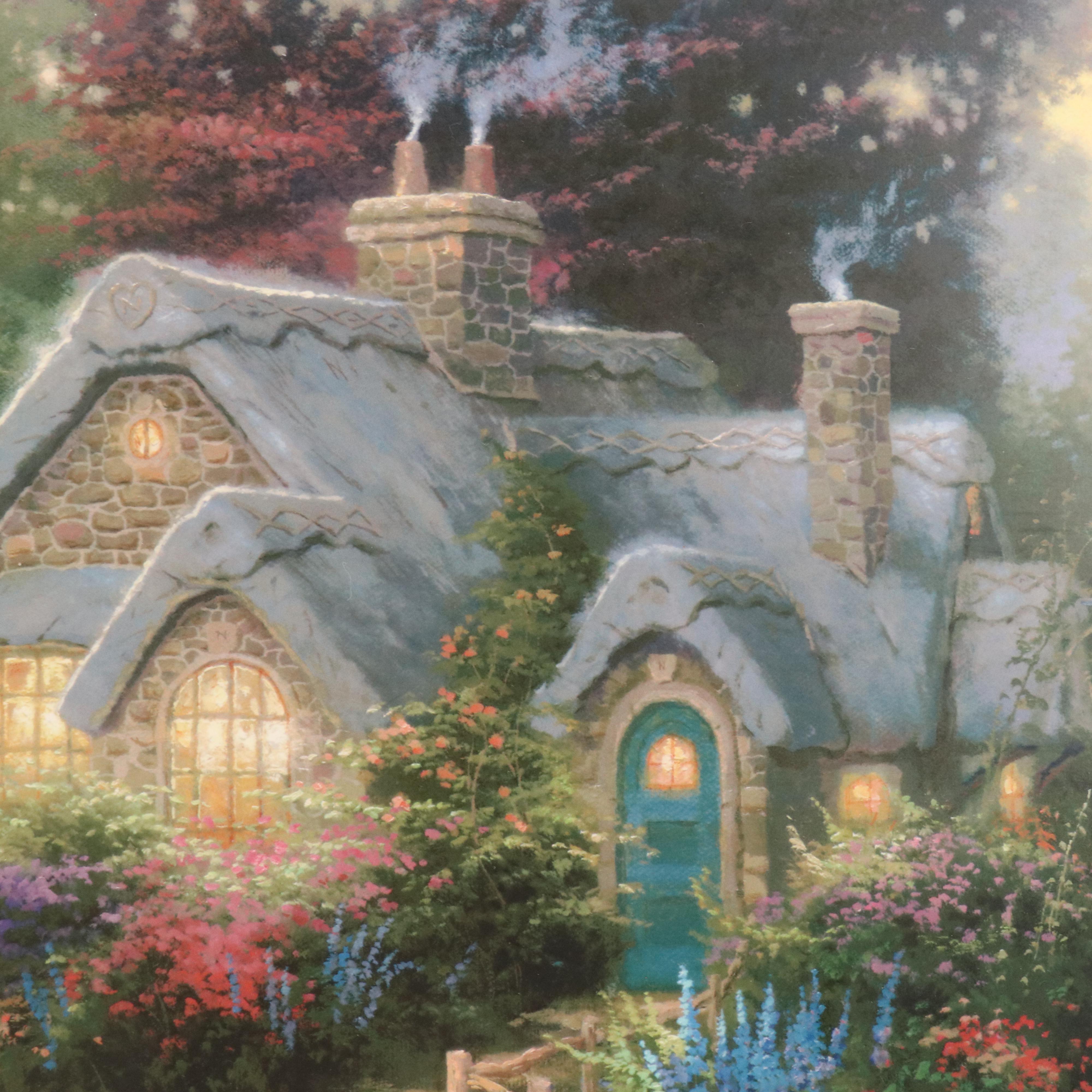 Thomas Kinkade Offset Lithograph "Romance of the Sea I"