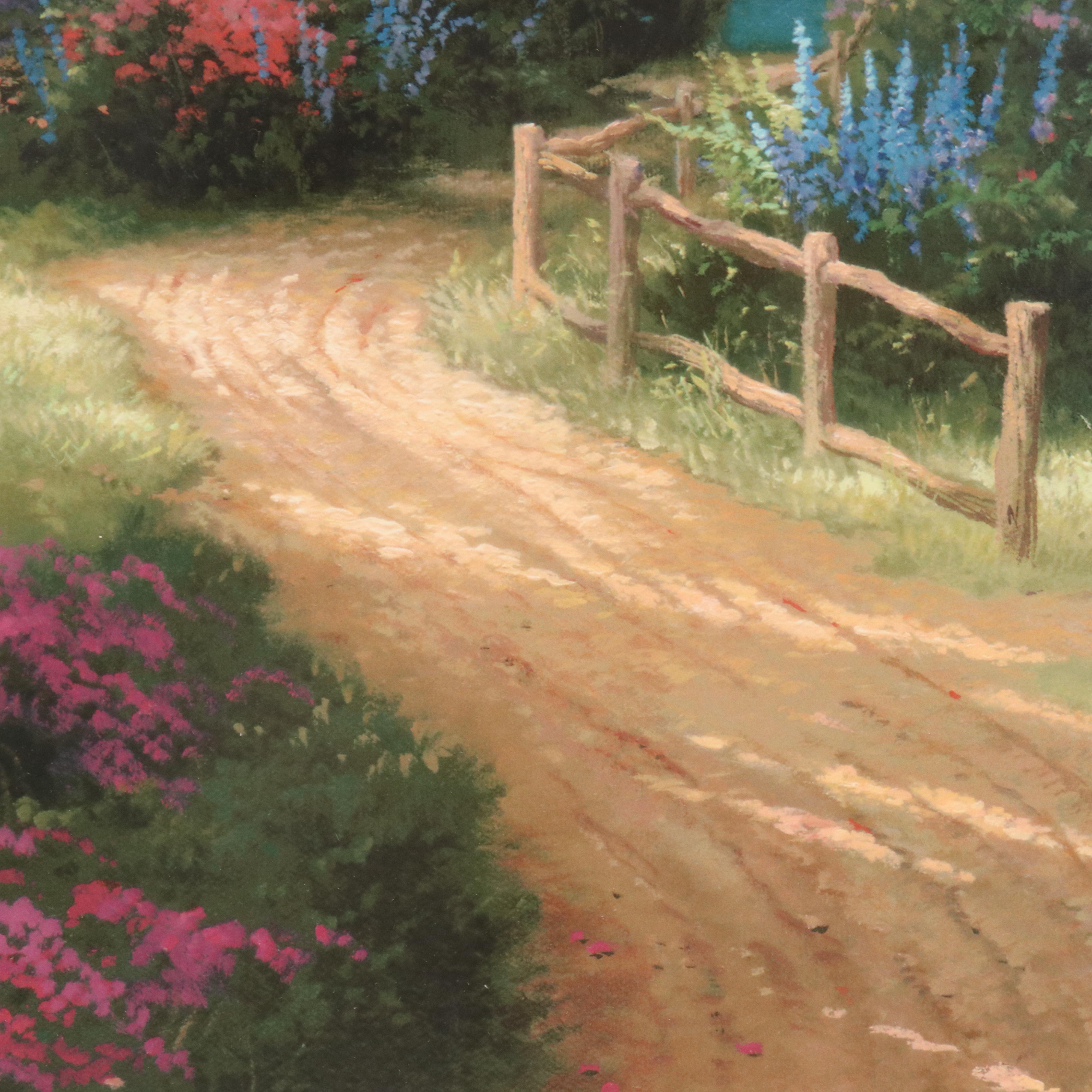 Thomas Kinkade Offset Lithograph "Romance of the Sea I"