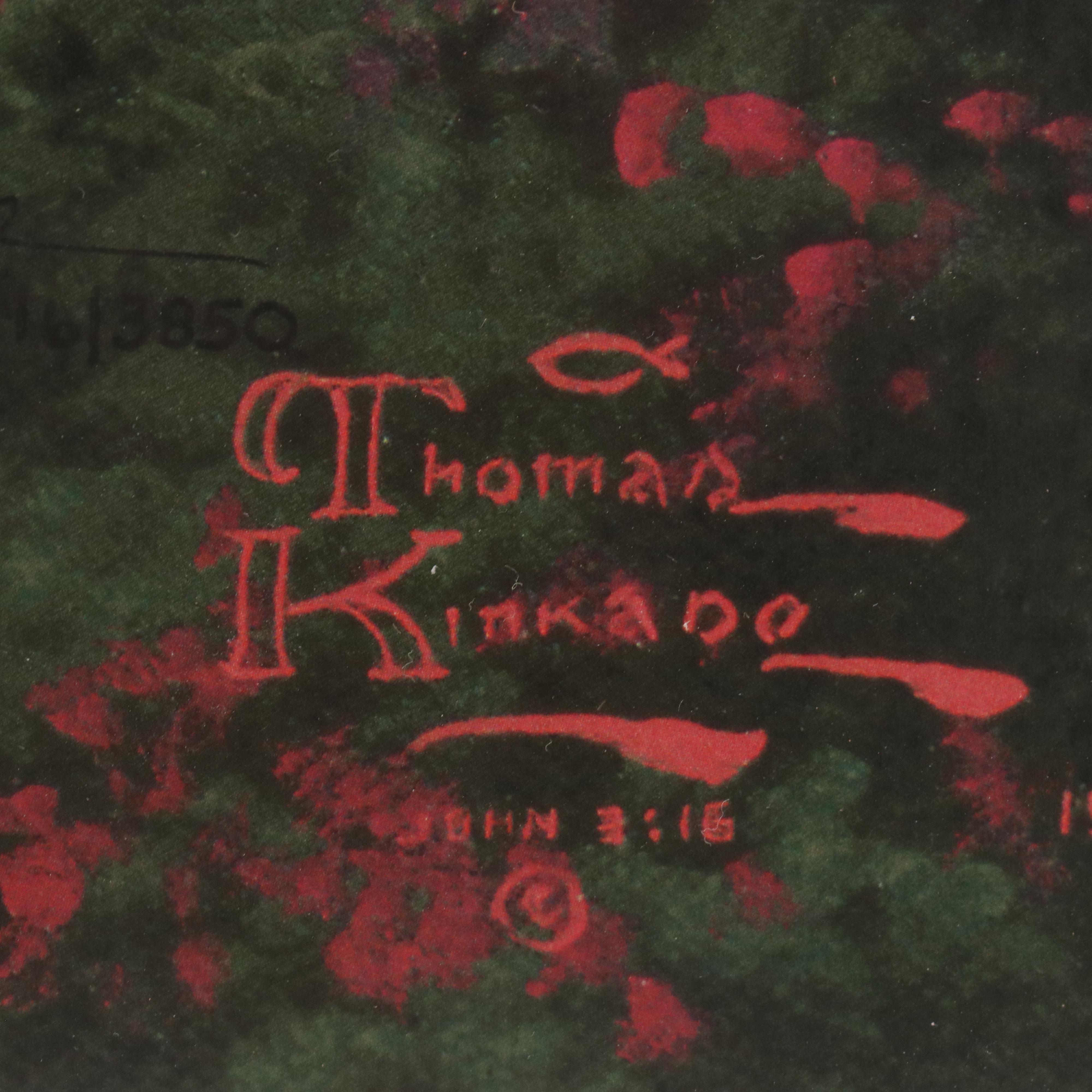 Thomas Kinkade Offset Lithograph "Romance of the Sea I"