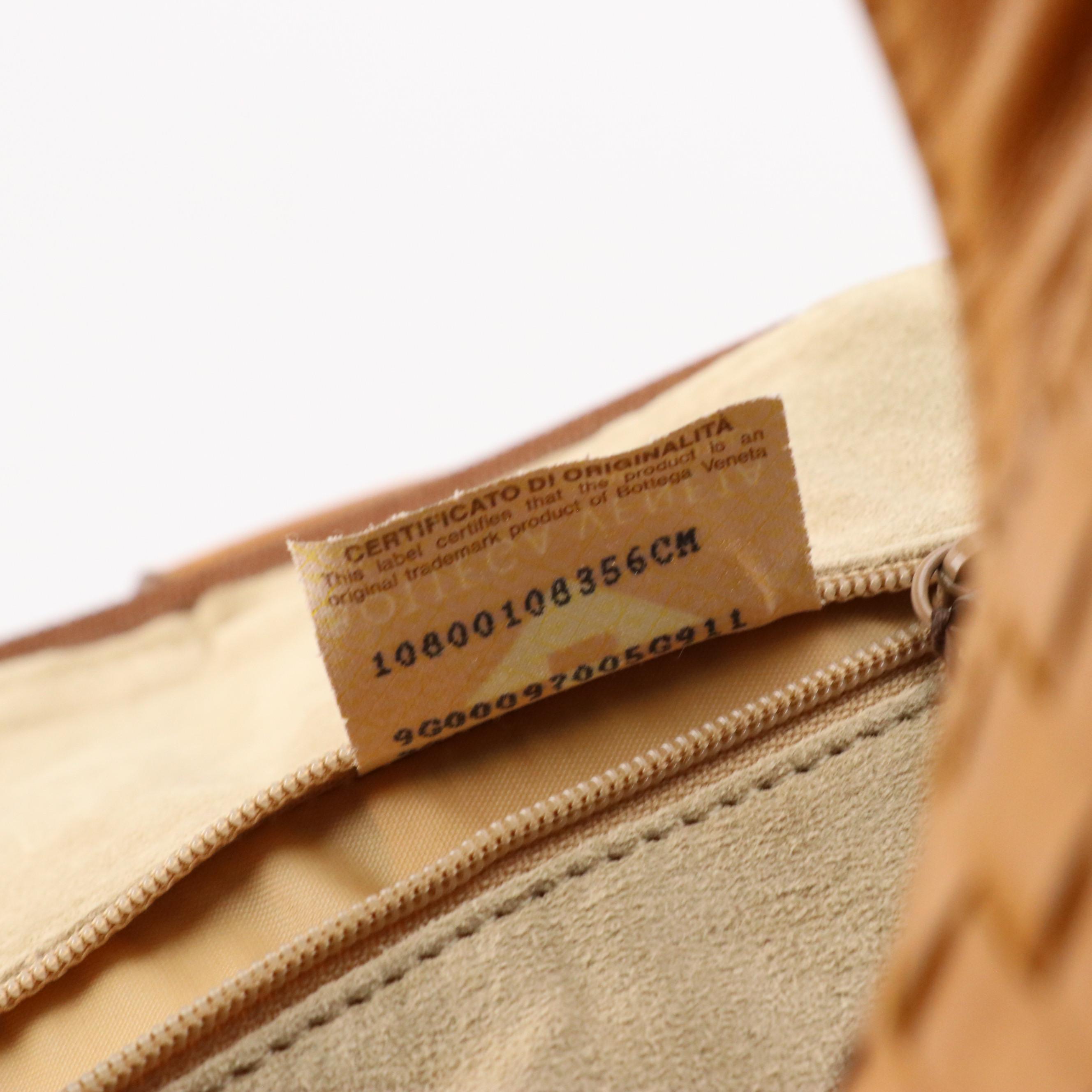 Bottega Veneta Domed Top Handle Satchel in Caramel Brown Intrecciato Leather