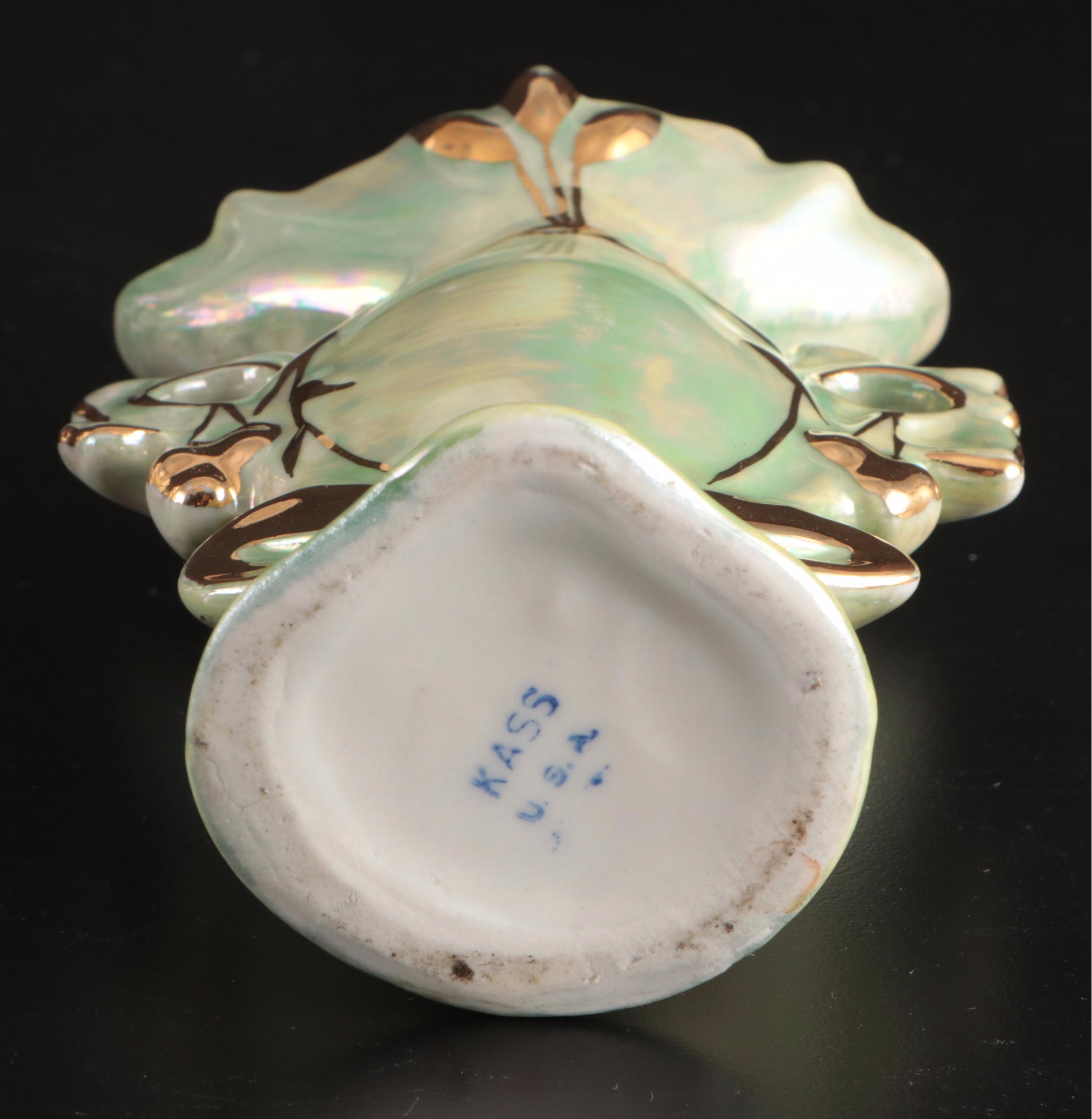 Homer Laughlin "Mauvette" Salad Plates and Other Vintage Ceramic Tableware