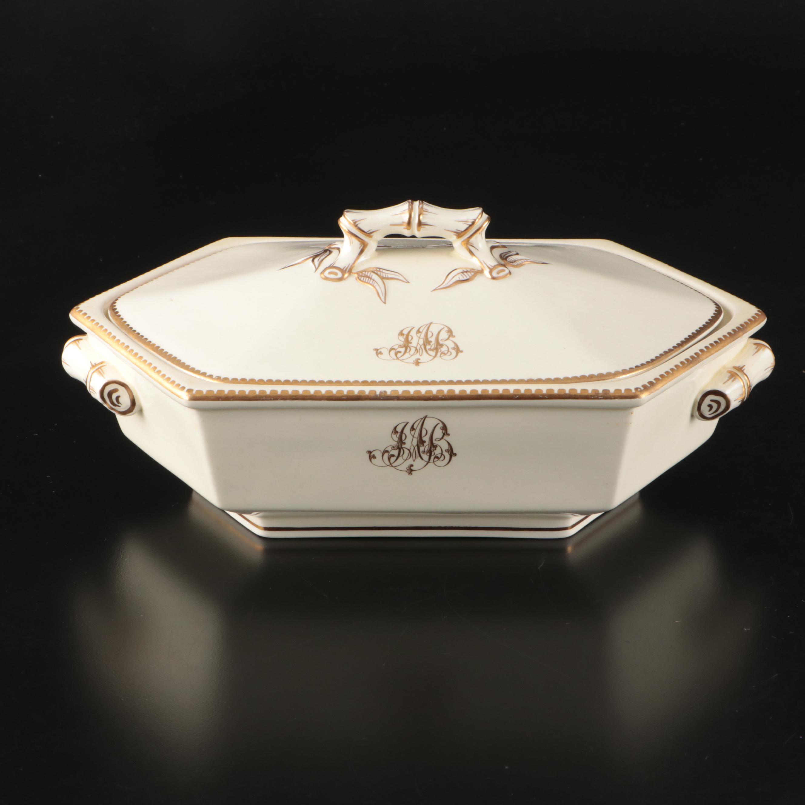 Homer Laughlin "Mauvette" Salad Plates and Other Vintage Ceramic Tableware