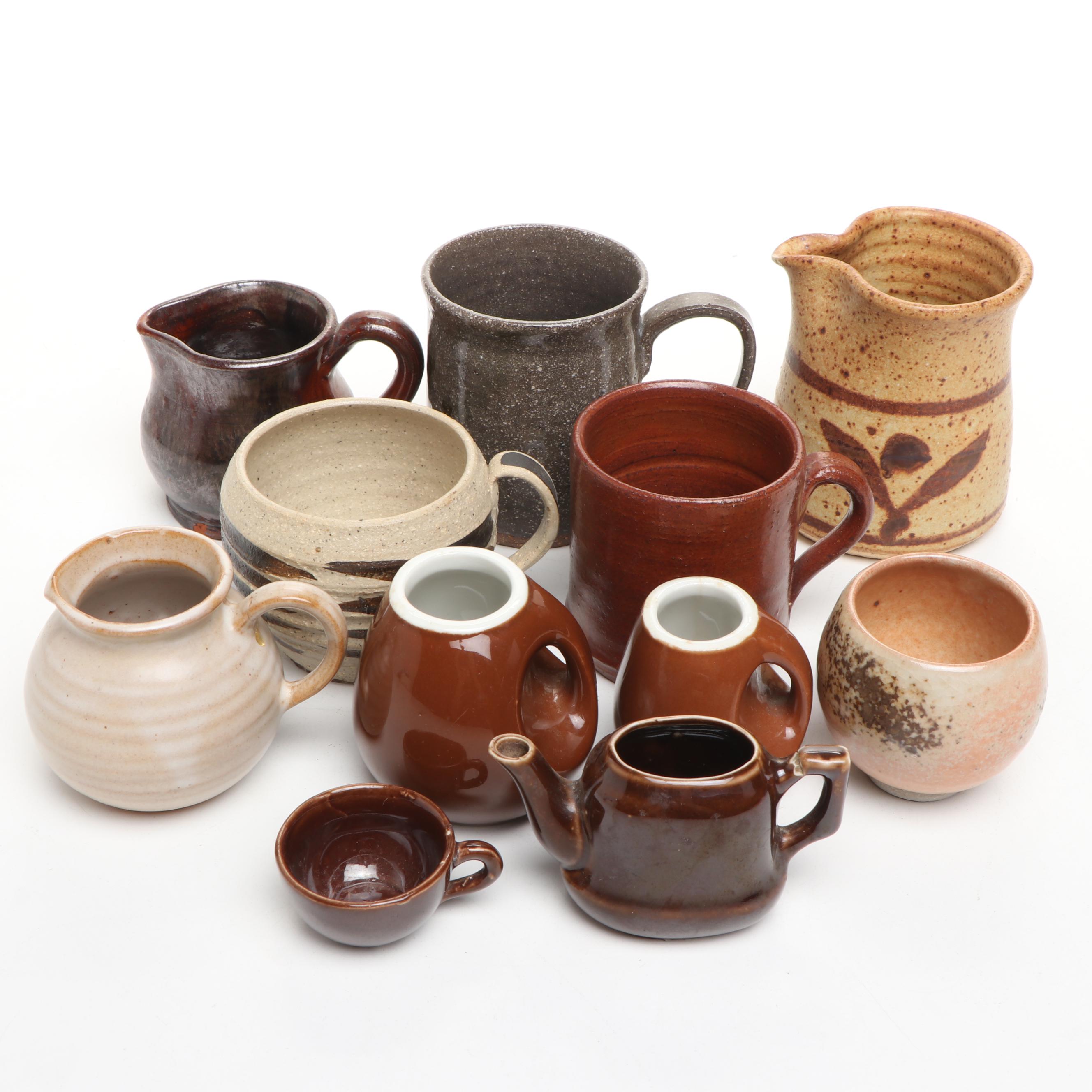 Greenfield Village Ceramic Mug, Whitfield Pottery Bowl, and More Art Pottery