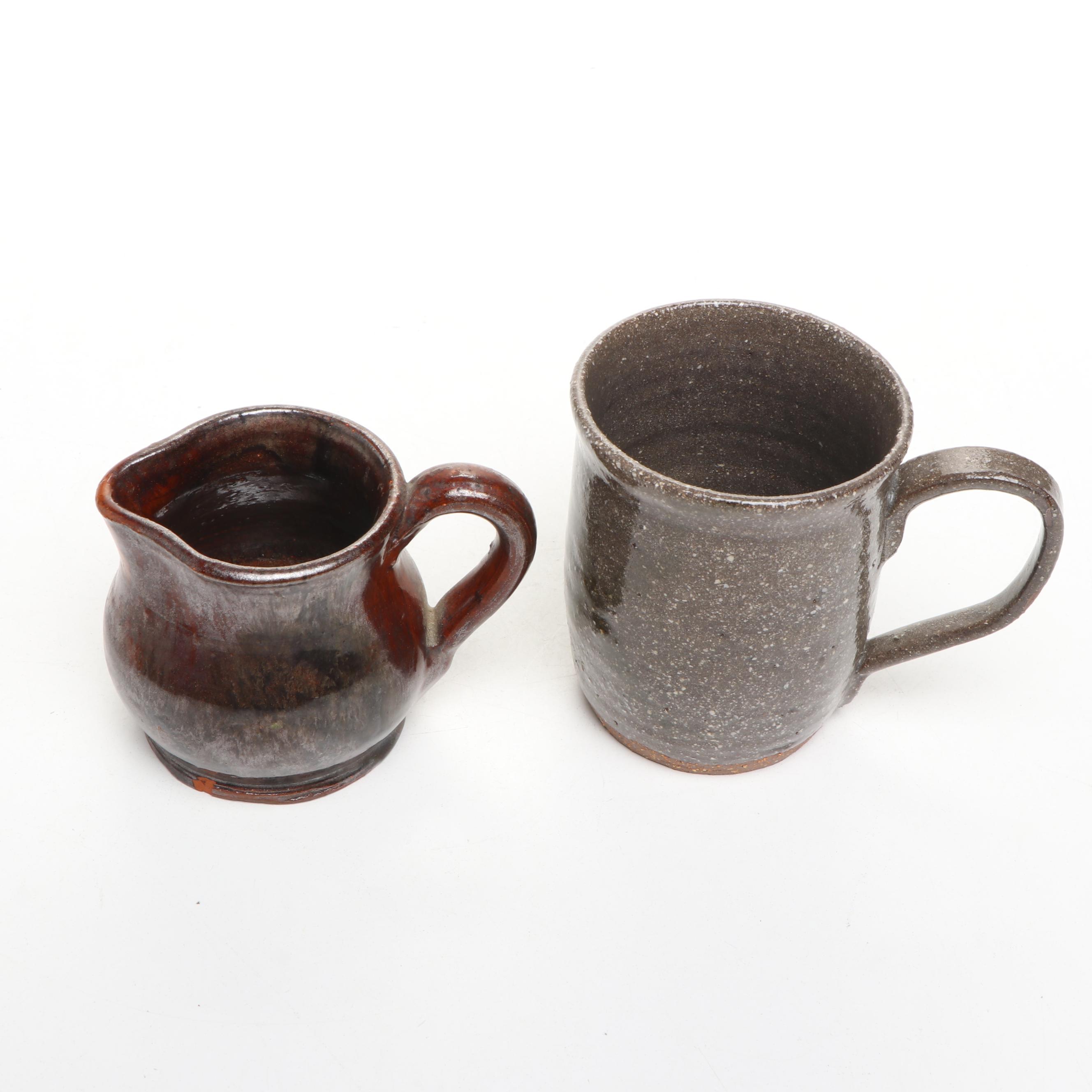 Greenfield Village Ceramic Mug, Whitfield Pottery Bowl, and More Art Pottery