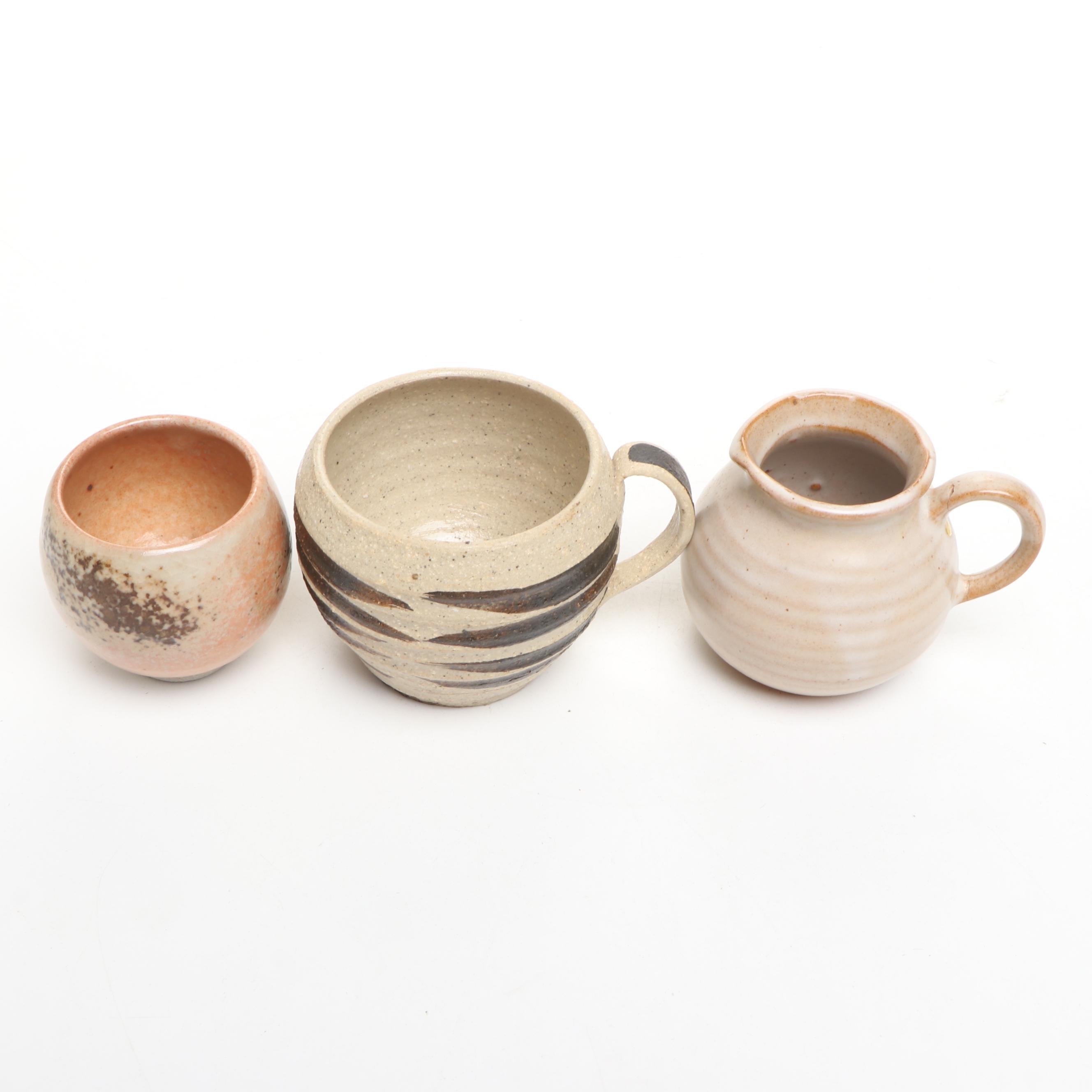 Greenfield Village Ceramic Mug, Whitfield Pottery Bowl, and More Art Pottery