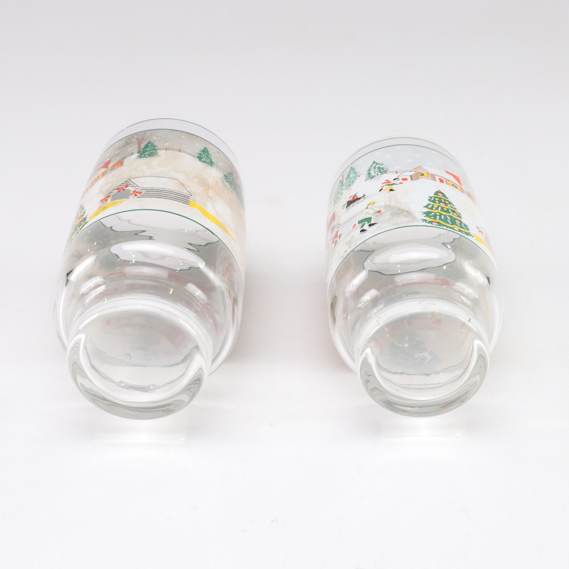 Sango "Silent Night" Christmas Dinnerware Set for Six with Extra Glasses, 1980s