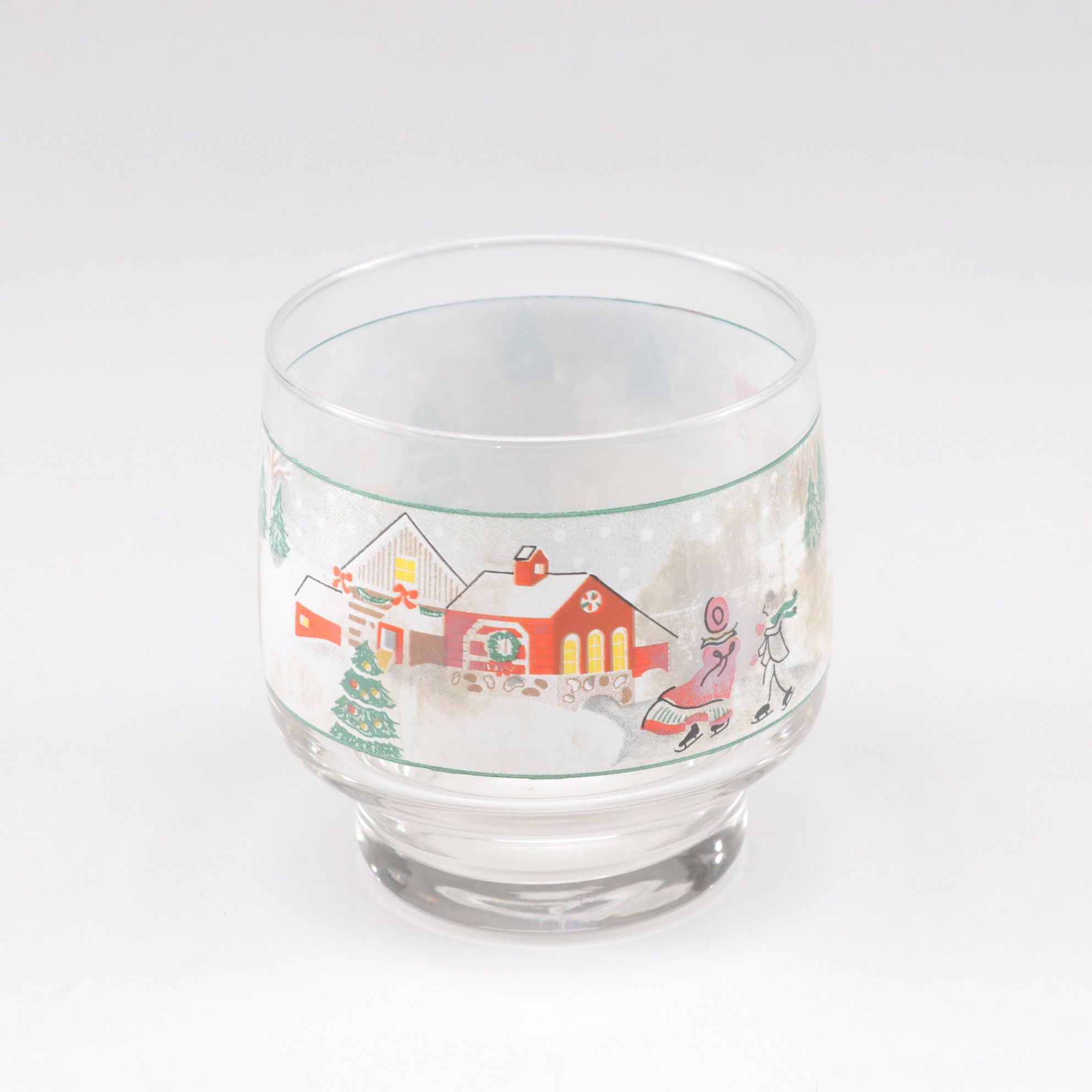 Sango "Silent Night" Christmas Dinnerware Set for Six with Extra Glasses, 1980s