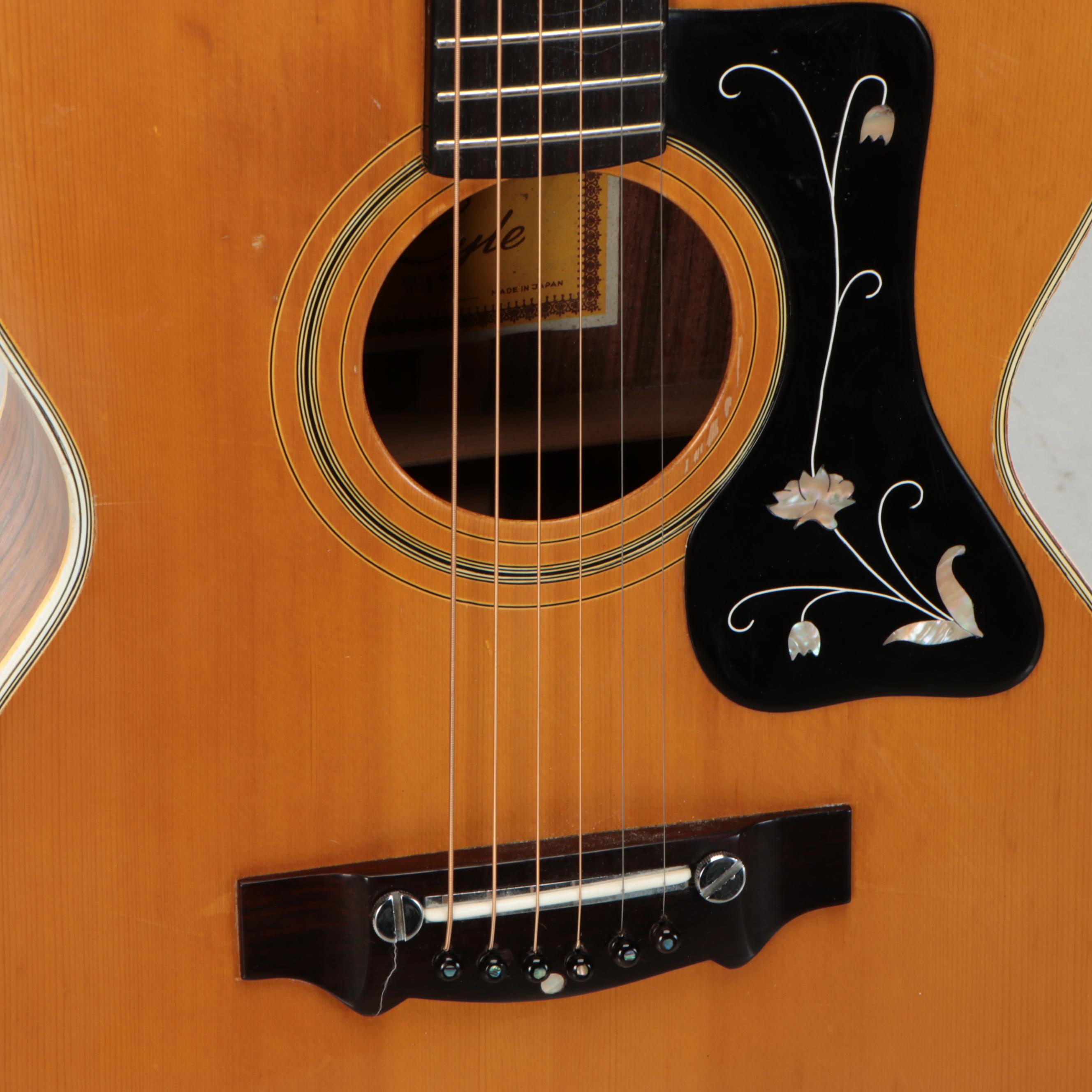 Lyle Concert Rosewood, Abalone and Spruce Top Acoustic Guitar