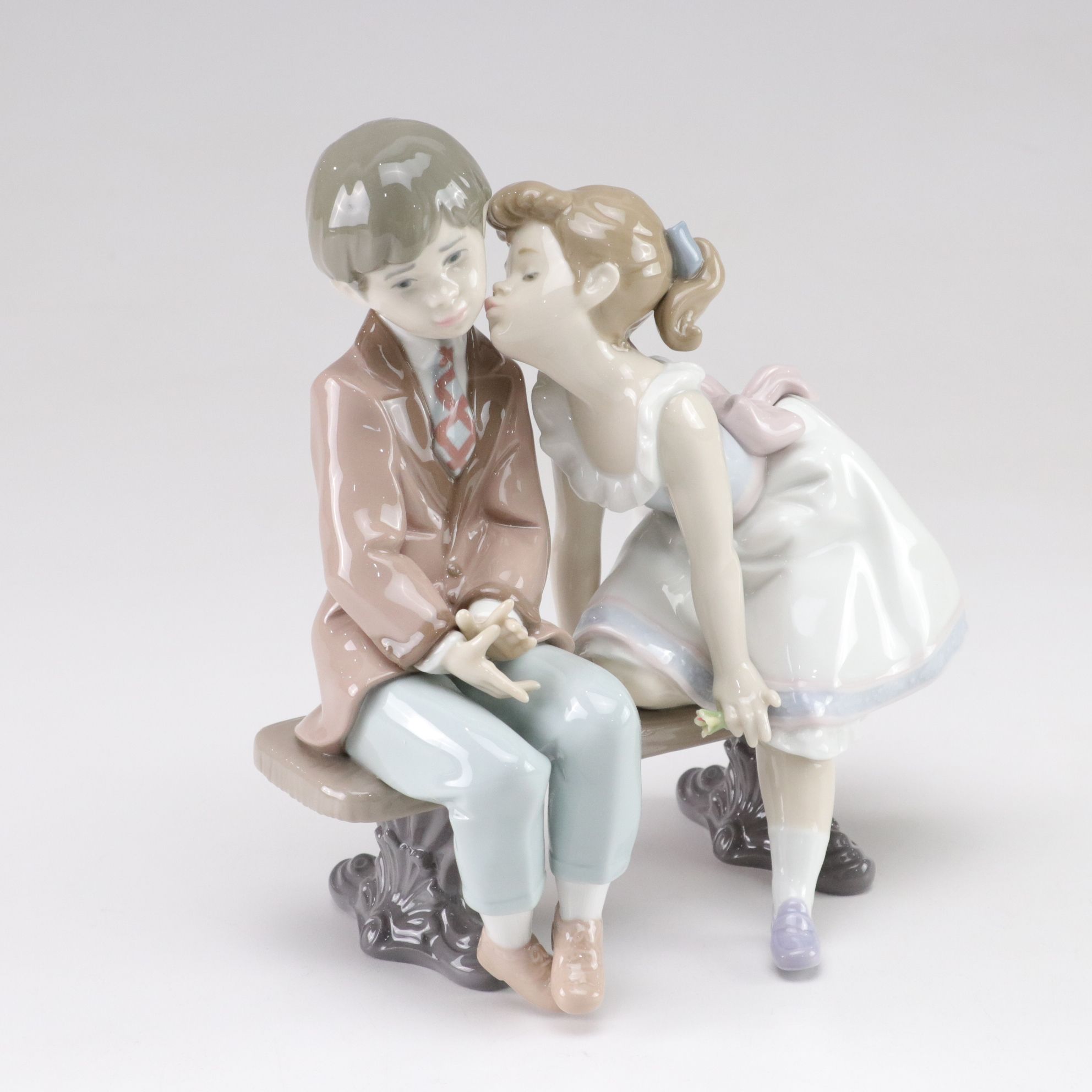 Lladró "Ten and Growing" Porcelain Figurine Designed by Francisco Polope, 1995