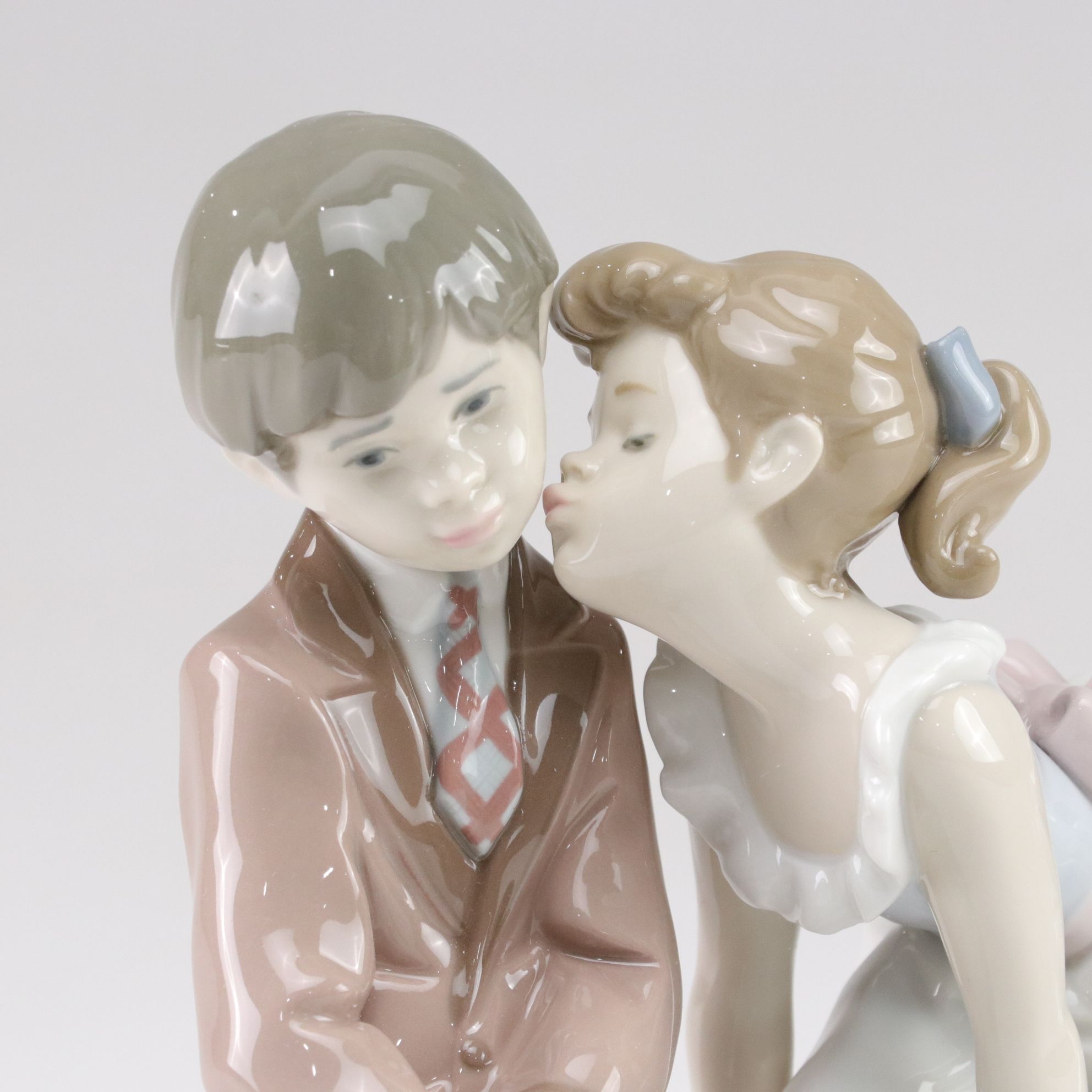 Lladró "Ten and Growing" Porcelain Figurine Designed by Francisco Polope, 1995