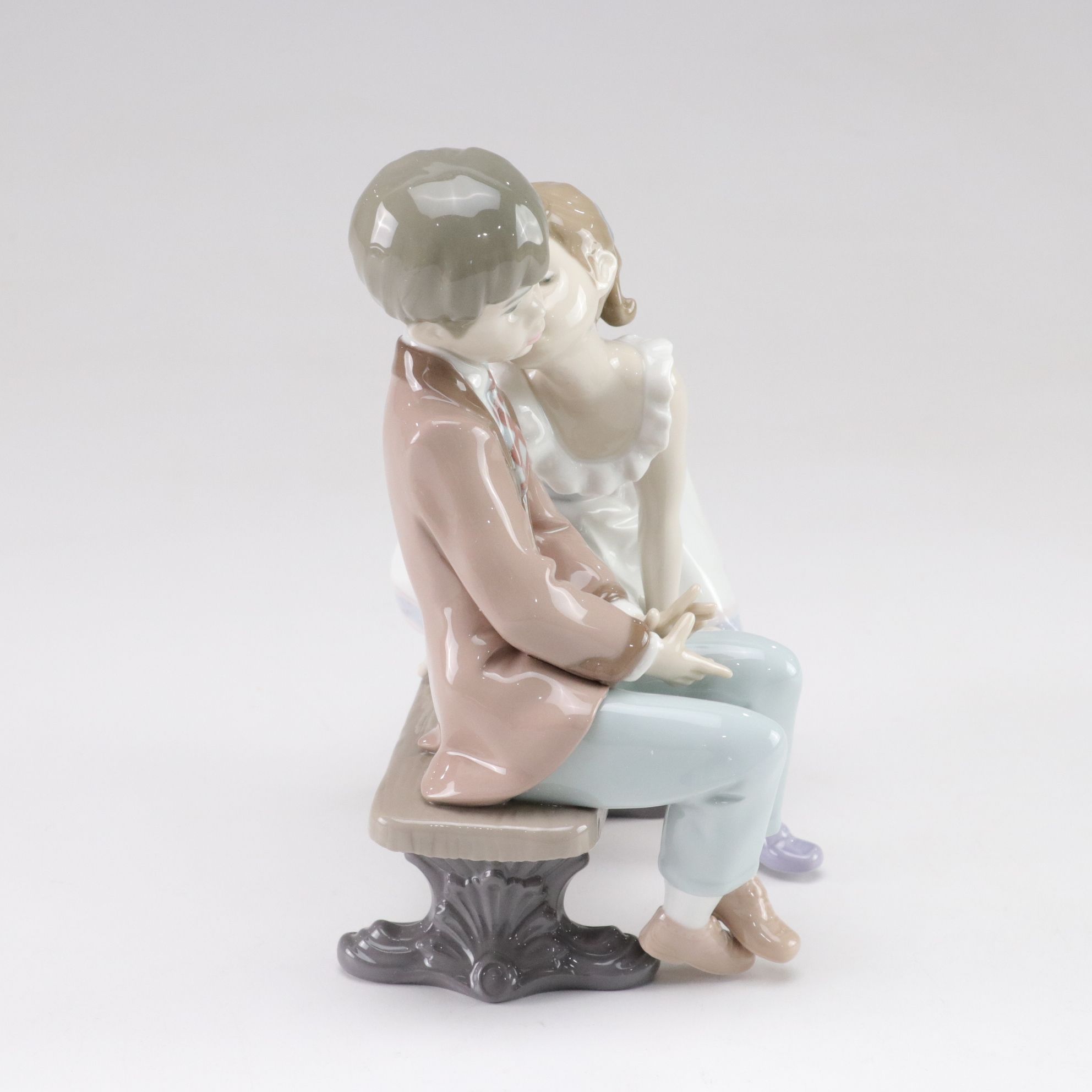 Lladró "Ten and Growing" Porcelain Figurine Designed by Francisco Polope, 1995