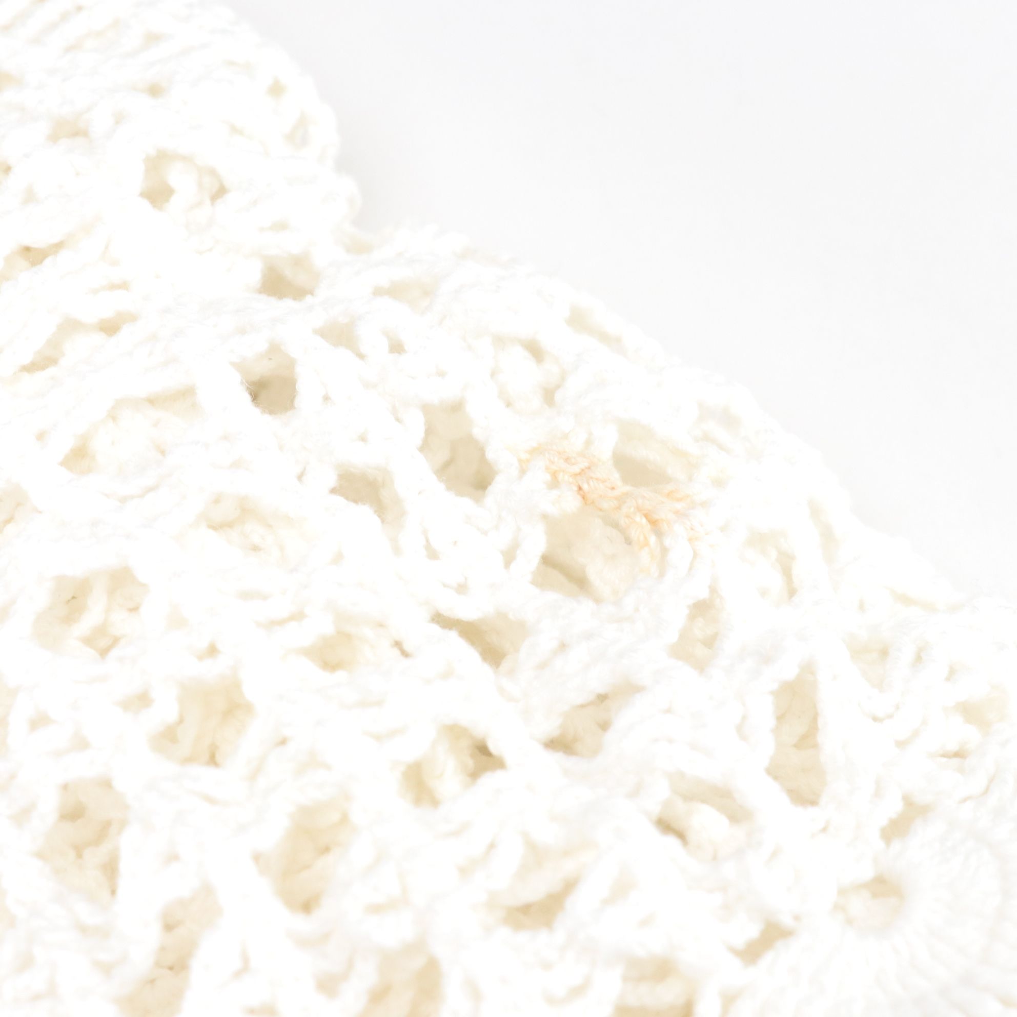 Crocheted Round Table Cover & Other Table Linens