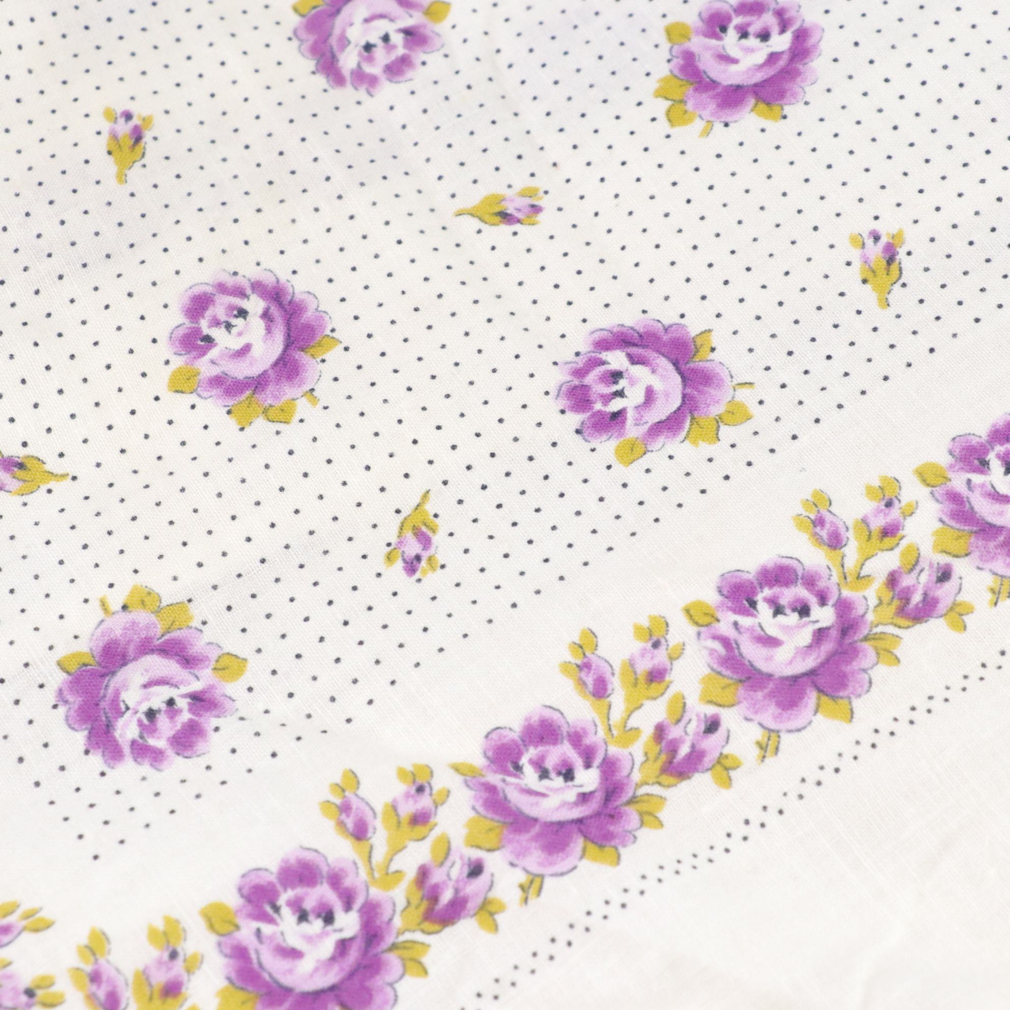 Crocheted Round Table Cover & Other Table Linens