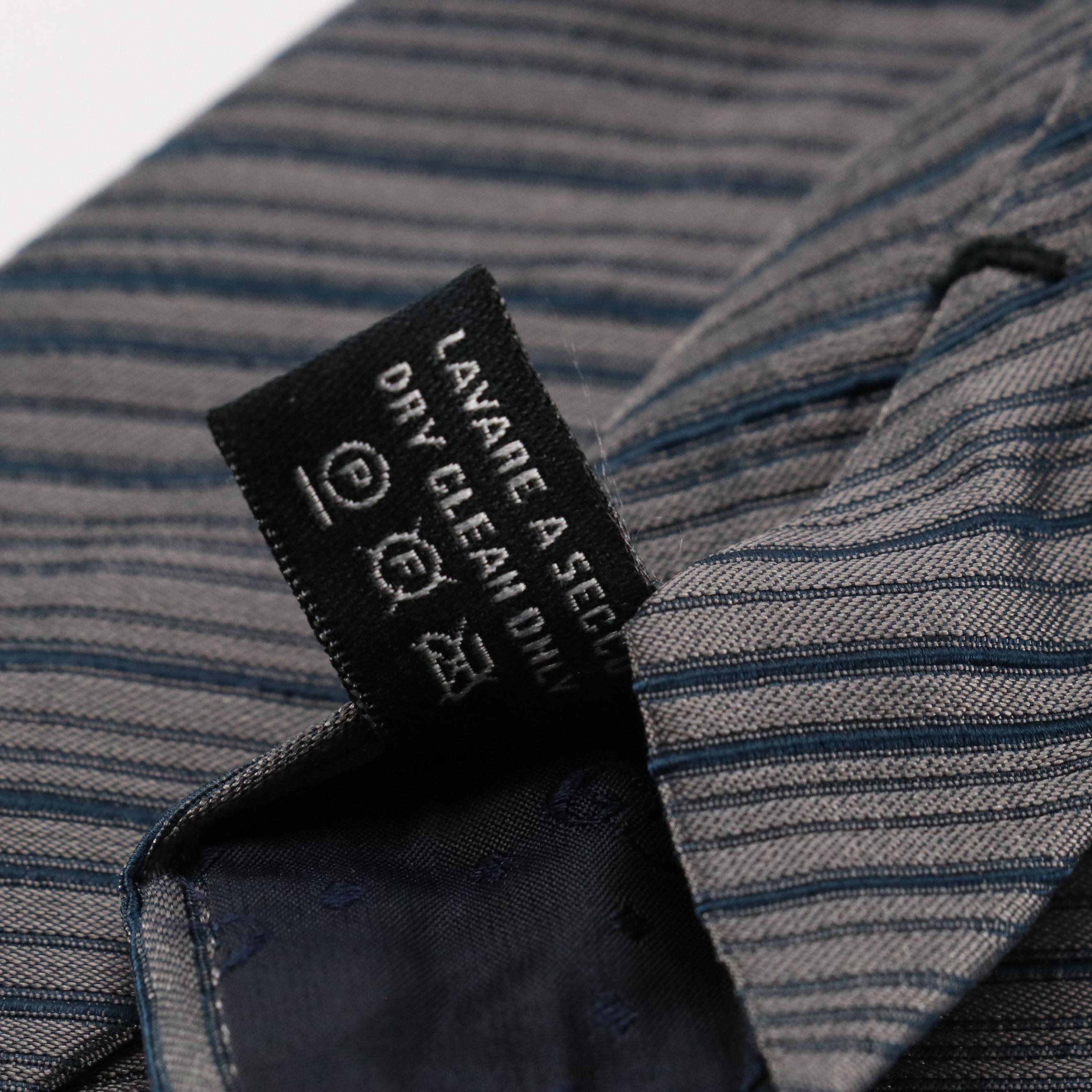 Gucci Diagonal Barcode Stripe Necktie in Silk Jacquard