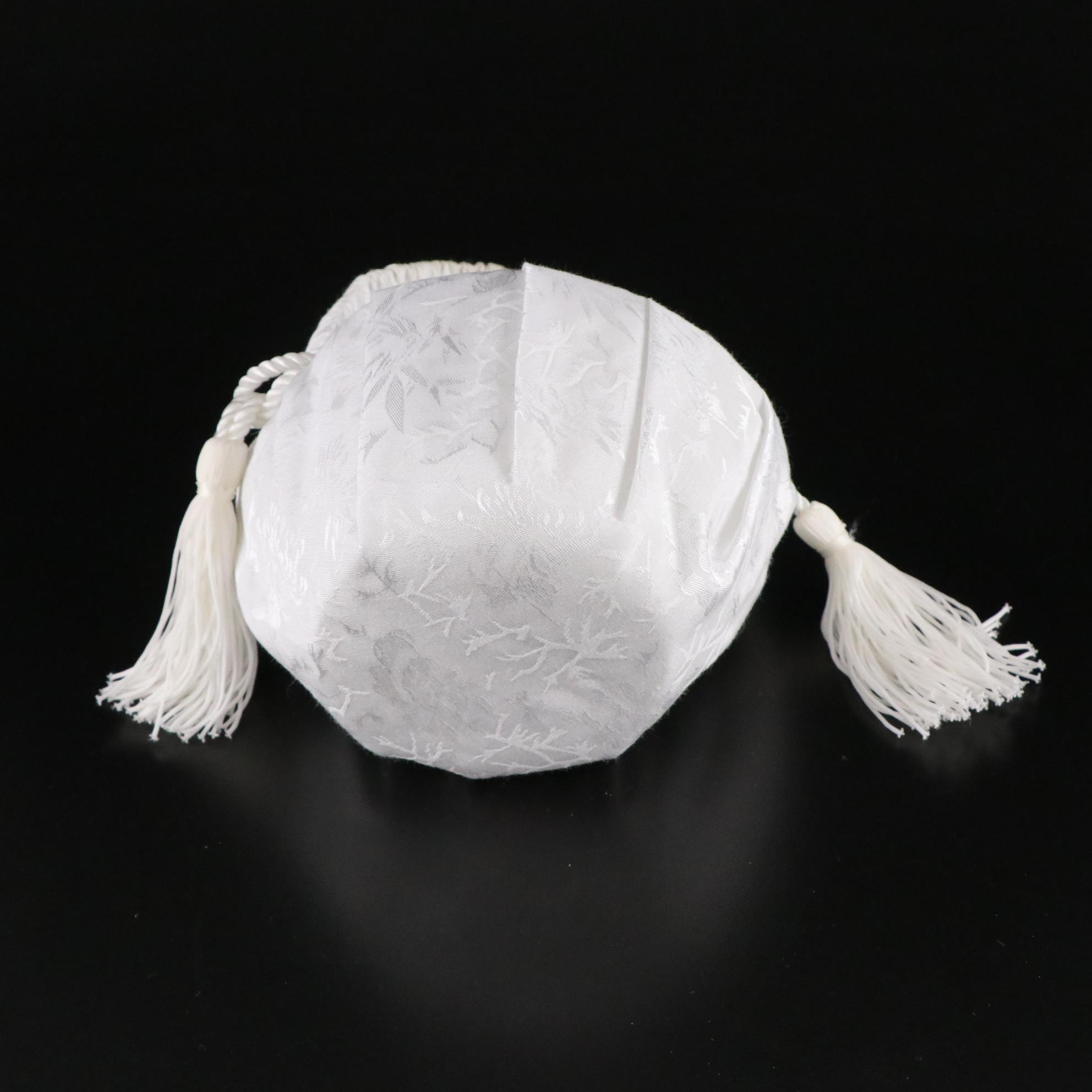 Bridal Headpiece with Veil, Ring Pillow, Petal Basket and Wedding Cake Servers