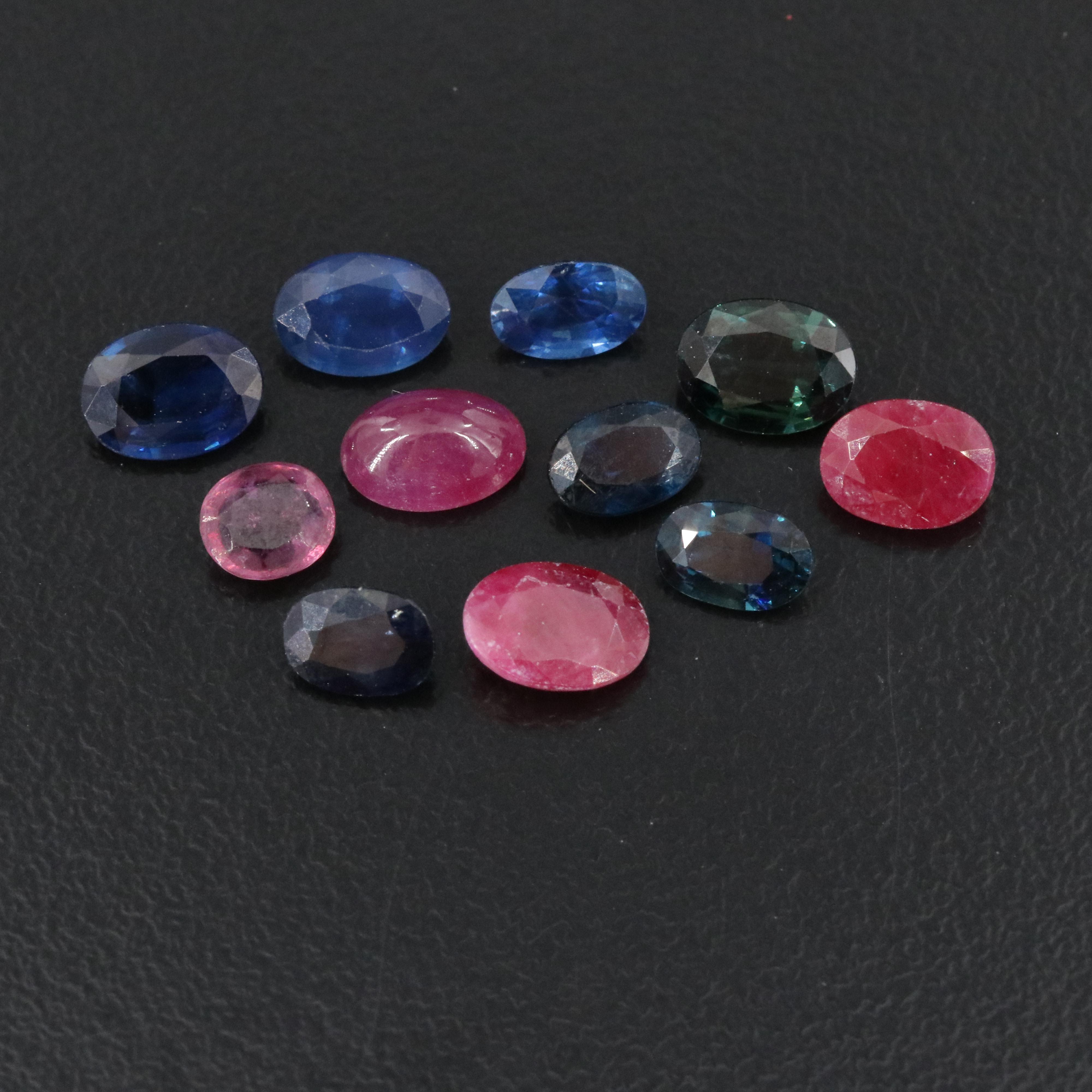 Loose 8.68 CTW Rubies and Sapphires