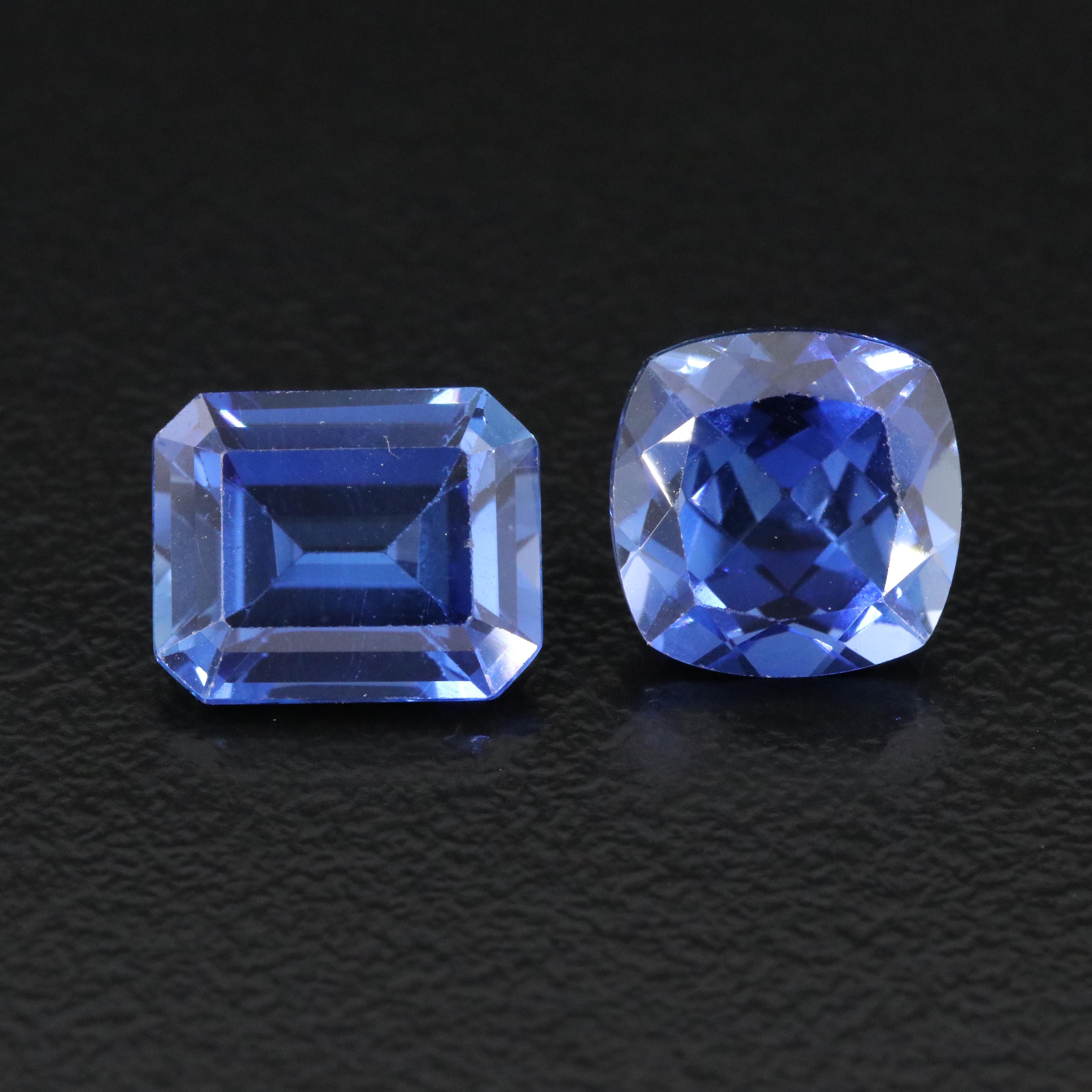 Loose 9.01 CTW Lab Grown Sapphire Lot