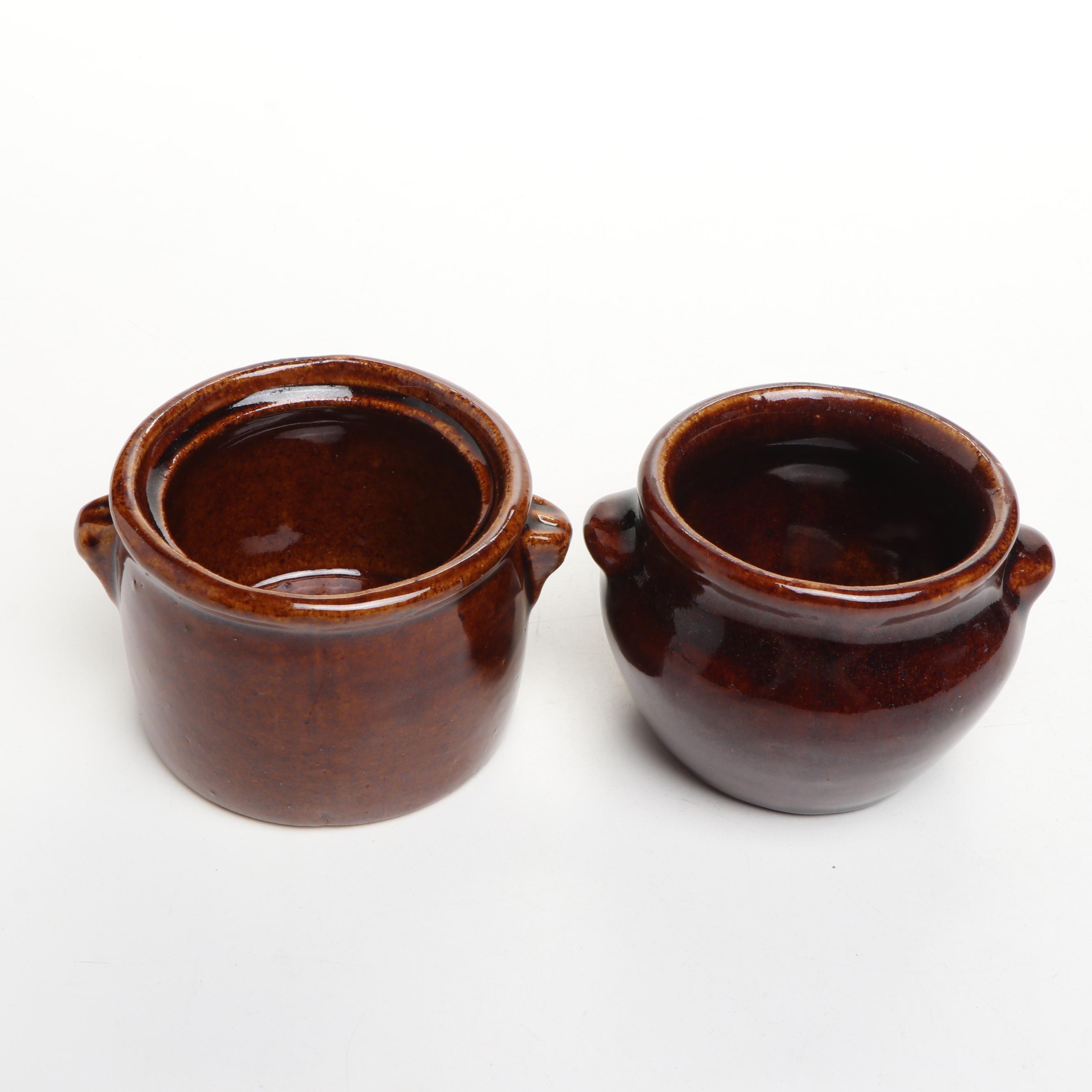 Art Pottery Food Canisters, Lidded Vessels, and Bowls