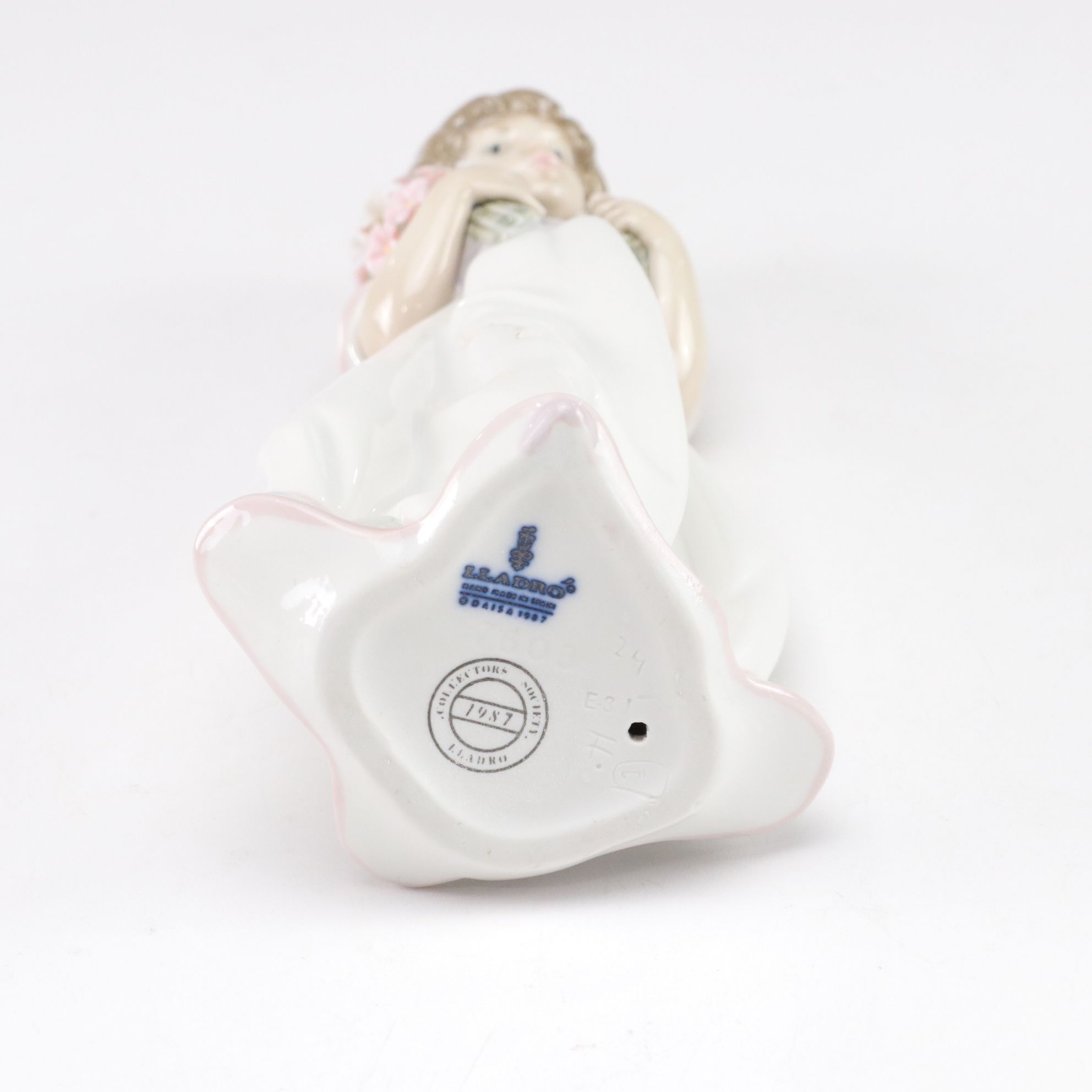 Lladró "Spring Bouquets" & "Pocket Full of Wishes" Porcelain Figurines, 1980-90s