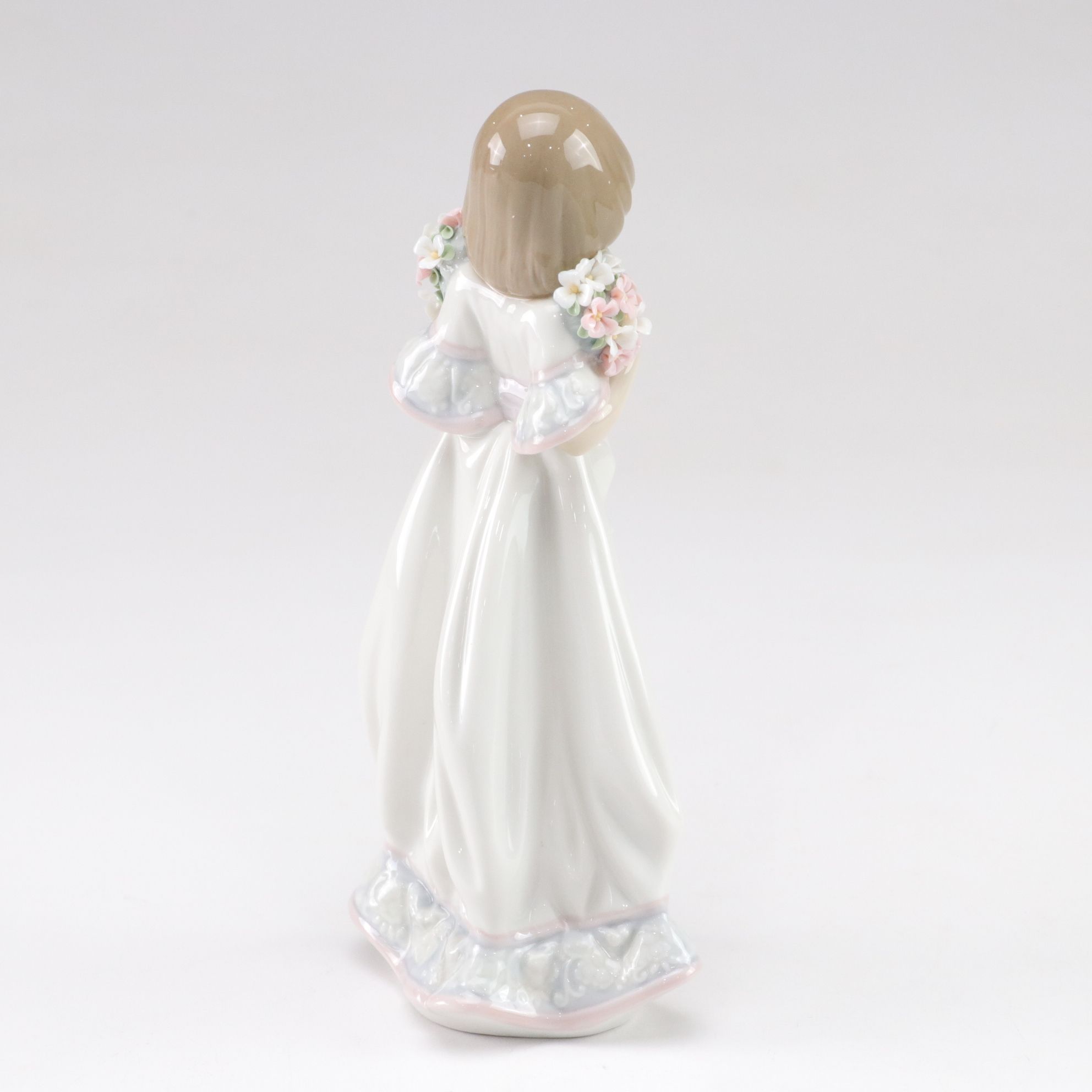 Lladró "Spring Bouquets" & "Pocket Full of Wishes" Porcelain Figurines, 1980-90s