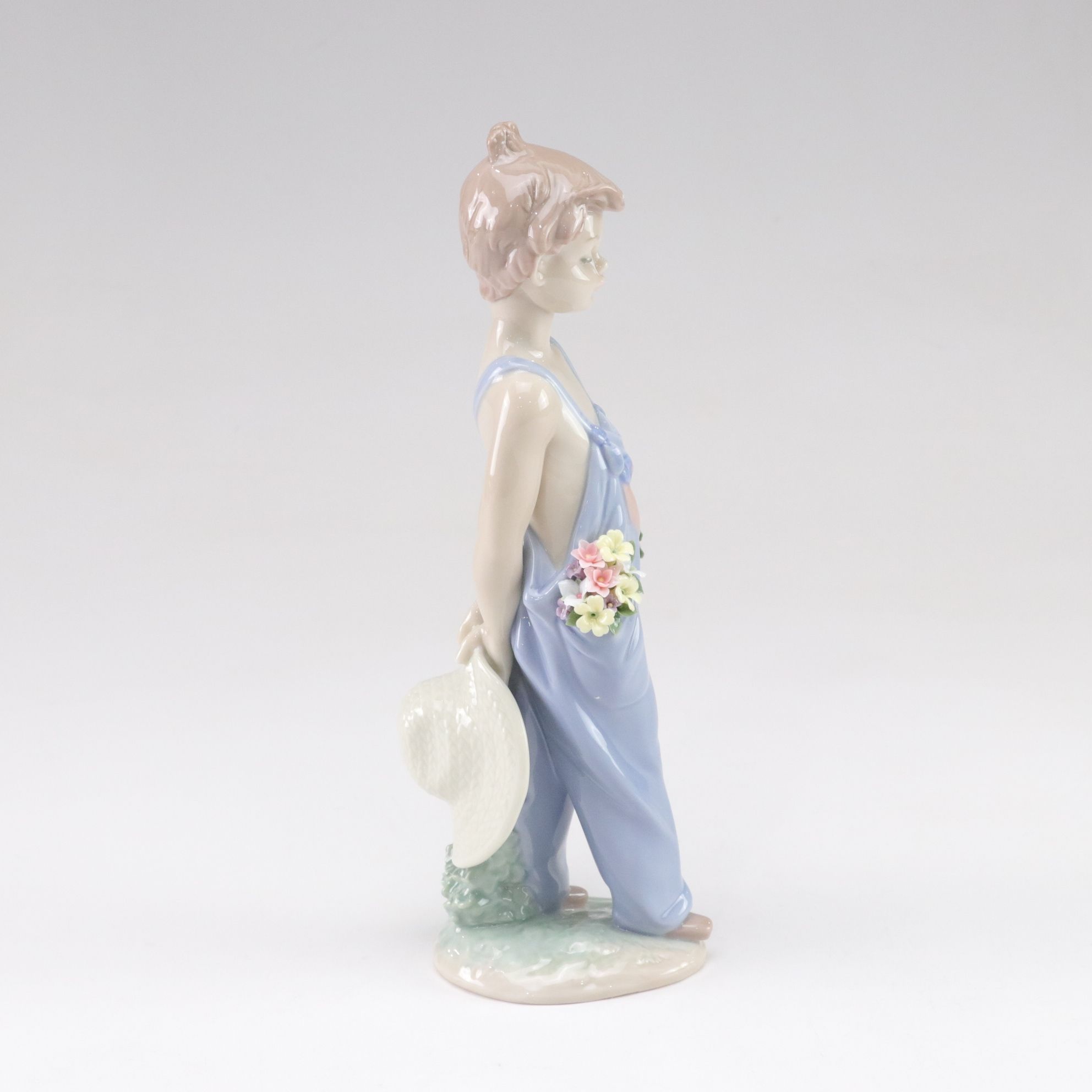 Lladró "Spring Bouquets" & "Pocket Full of Wishes" Porcelain Figurines, 1980-90s