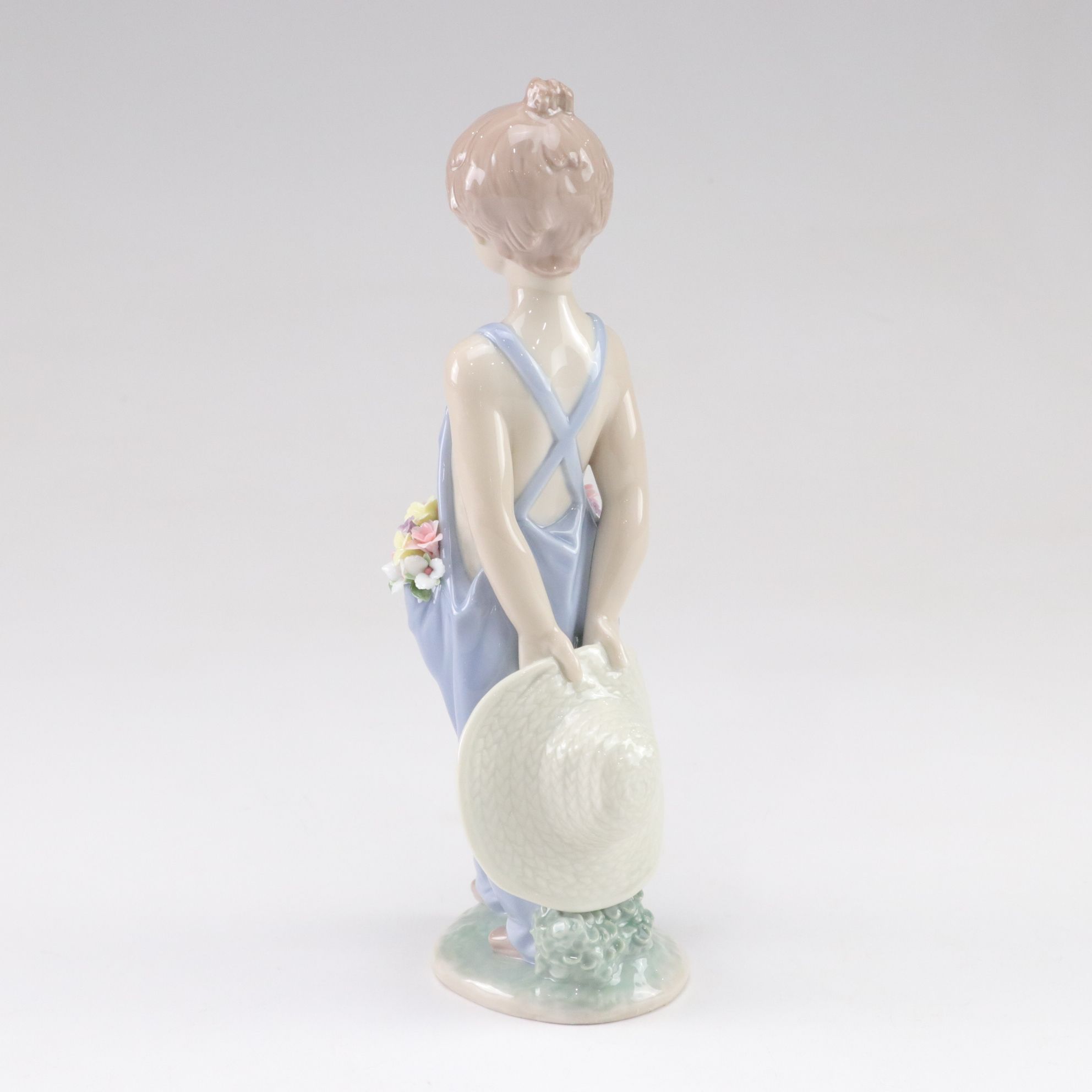 Lladró "Spring Bouquets" & "Pocket Full of Wishes" Porcelain Figurines, 1980-90s