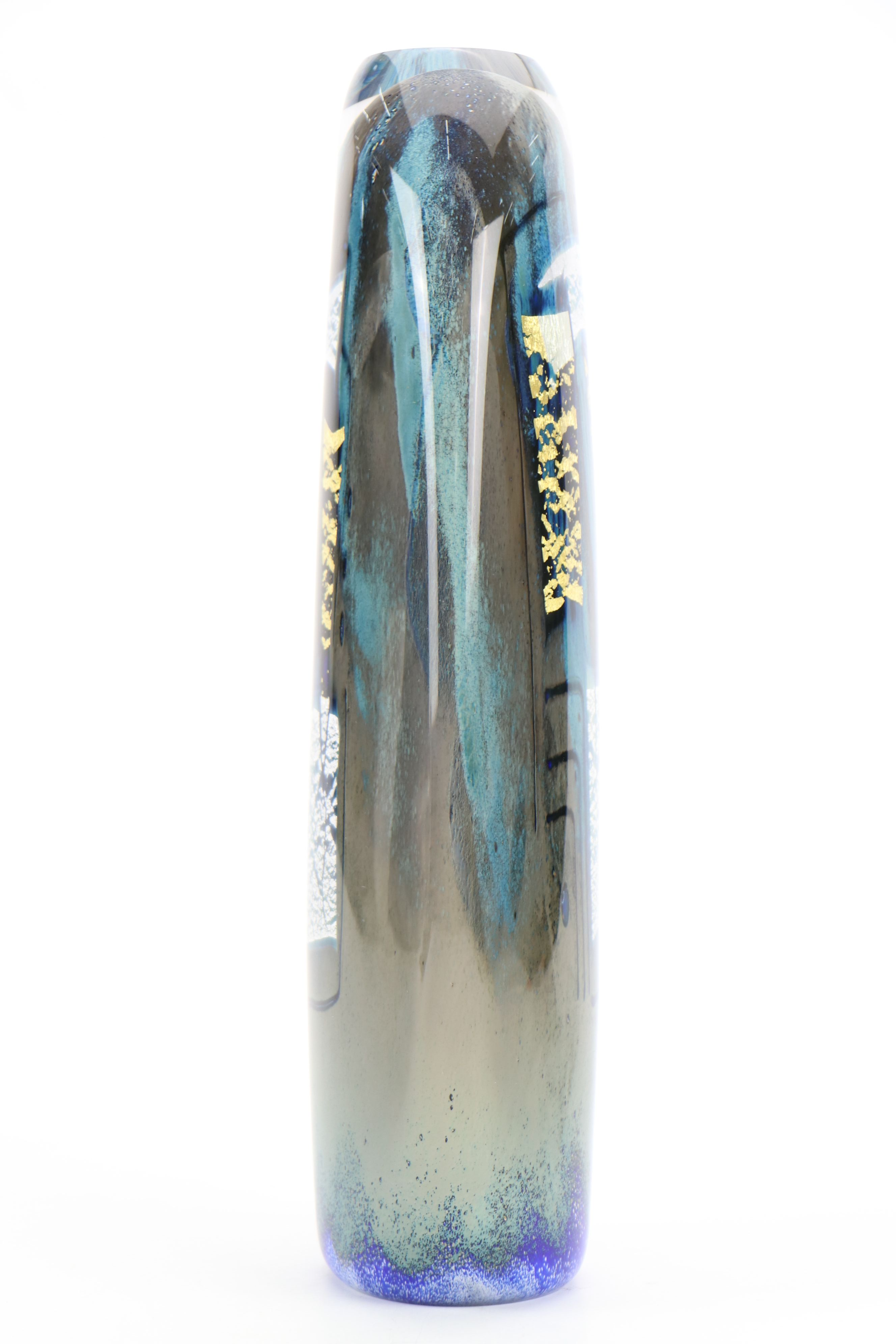 Olivier Mallemouche Limited Edition Handblown Art Glass Vase