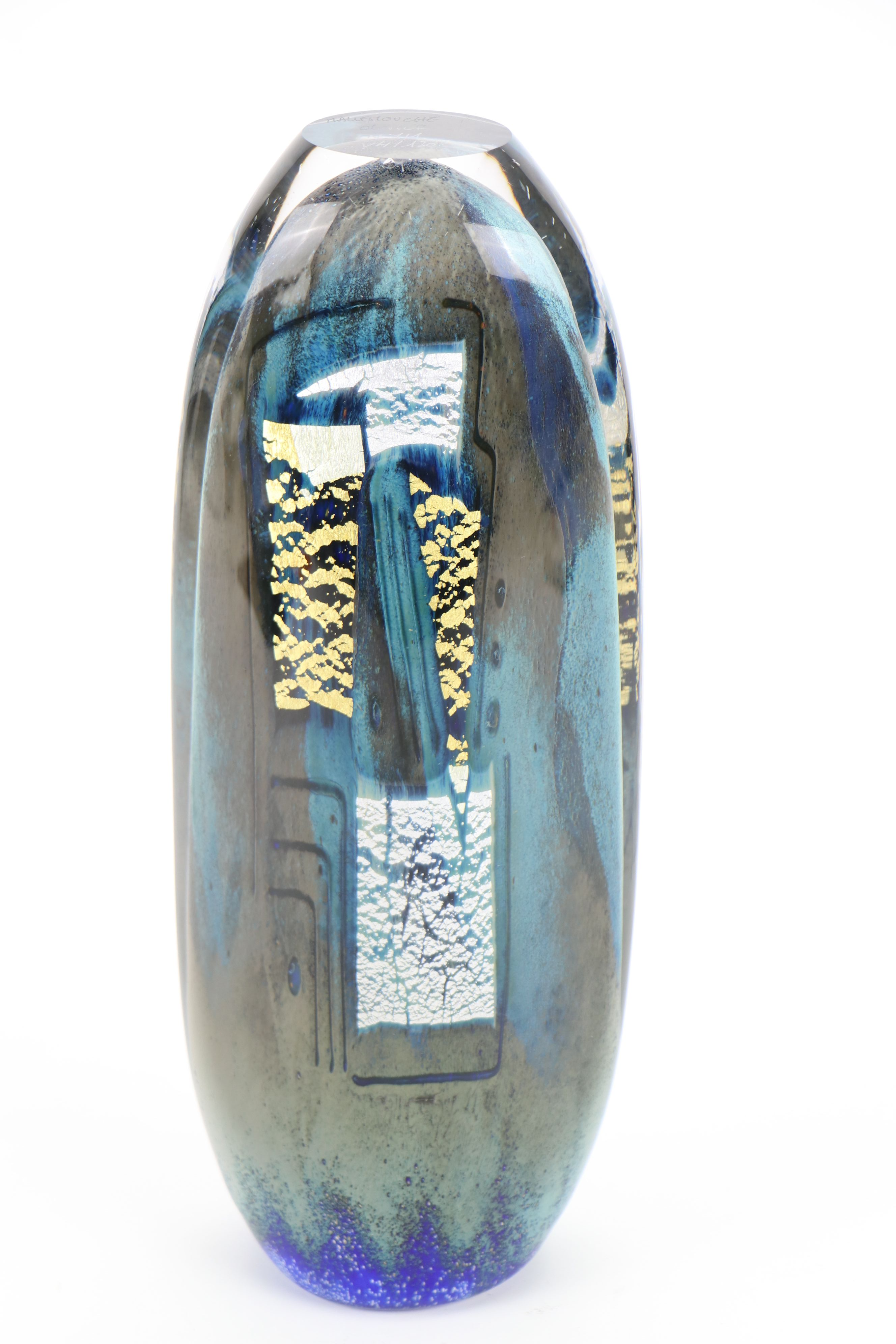 Olivier Mallemouche Limited Edition Handblown Art Glass Vase