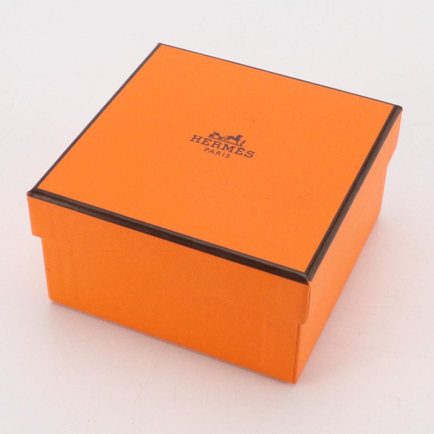 Hermès Bella Scrunchie in Printed Silk Twill, With Box