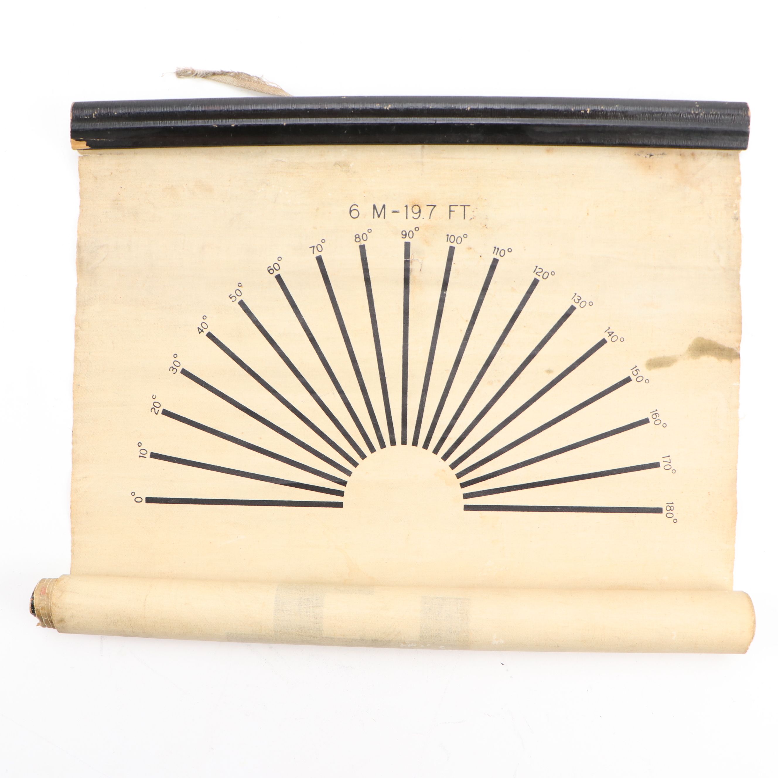 F.A. Hardy & Co. Snellen Eye Chart, Mid-20th Century