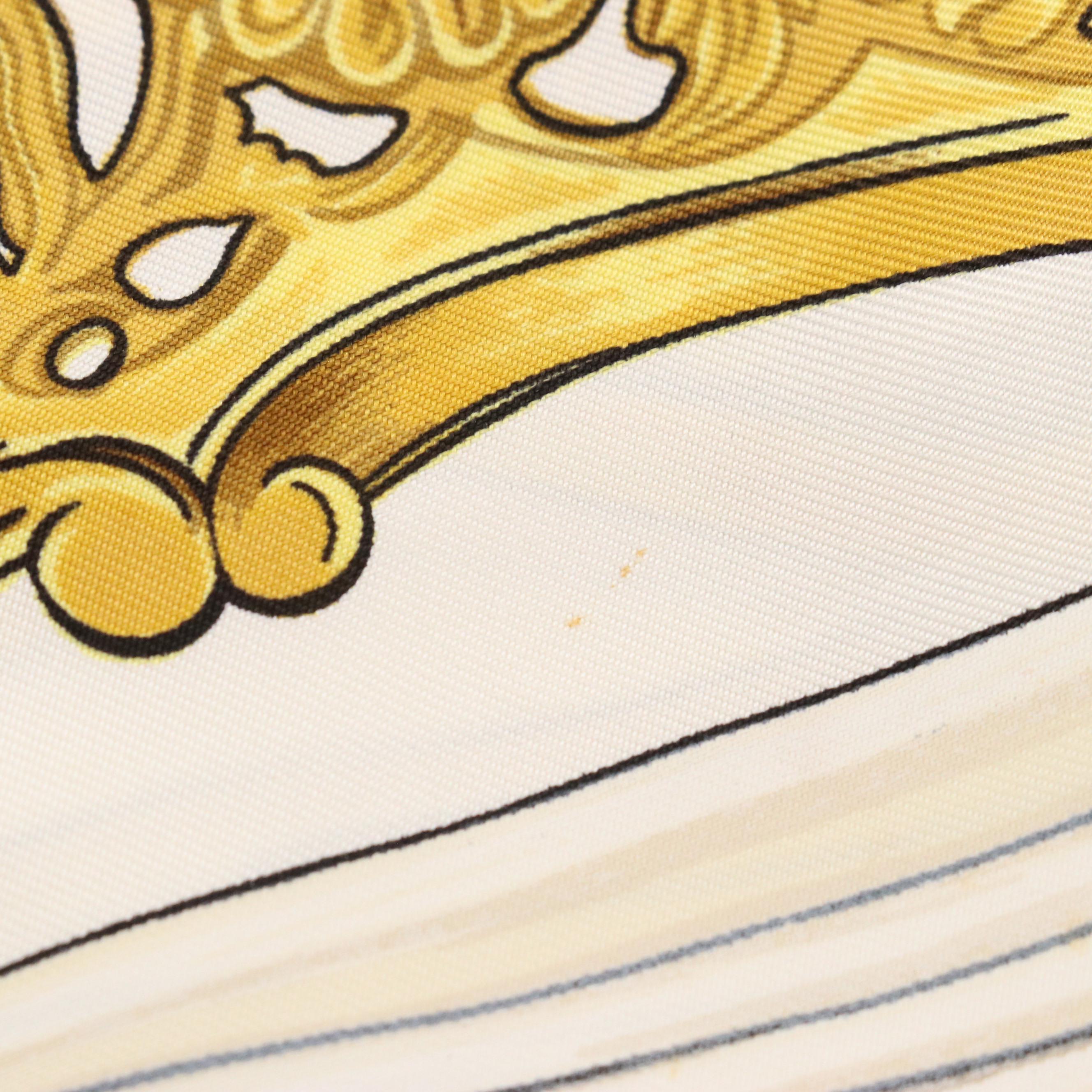 Hermès "Etriers" Scarf 90 in Silk Twill