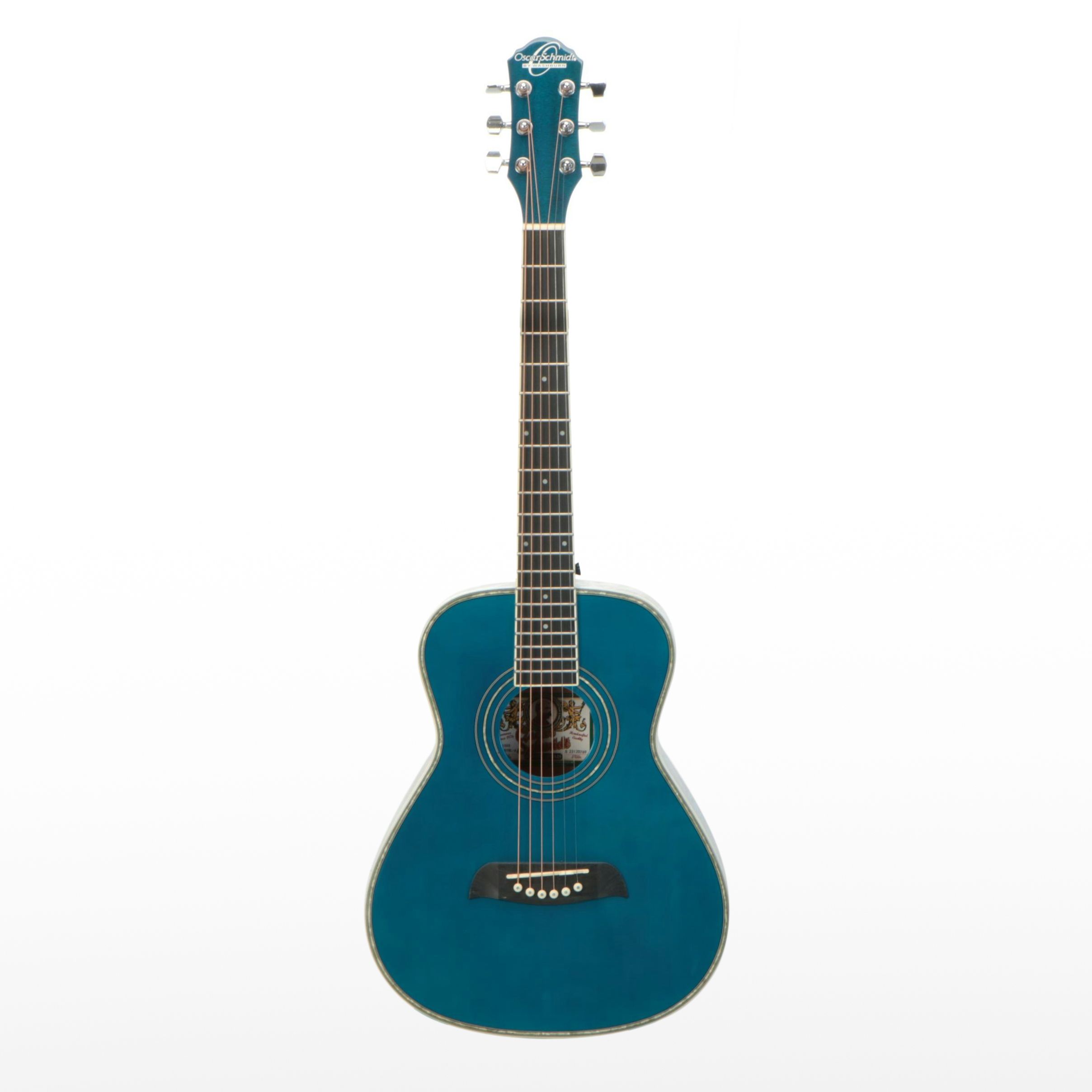 Oscar Schmidt by Washburn 1/2 Size Dreadnought Blue Acoustic Guitar