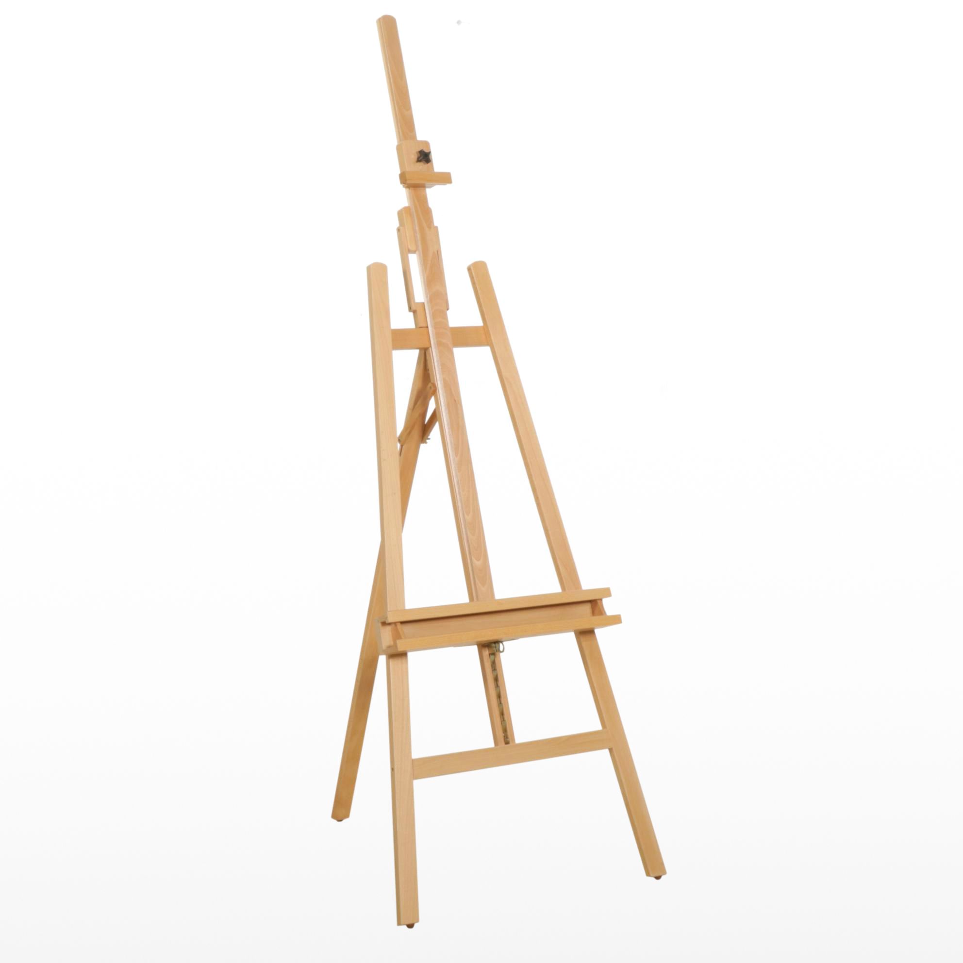 Wood Adjustable Artist Easel, 21st Century