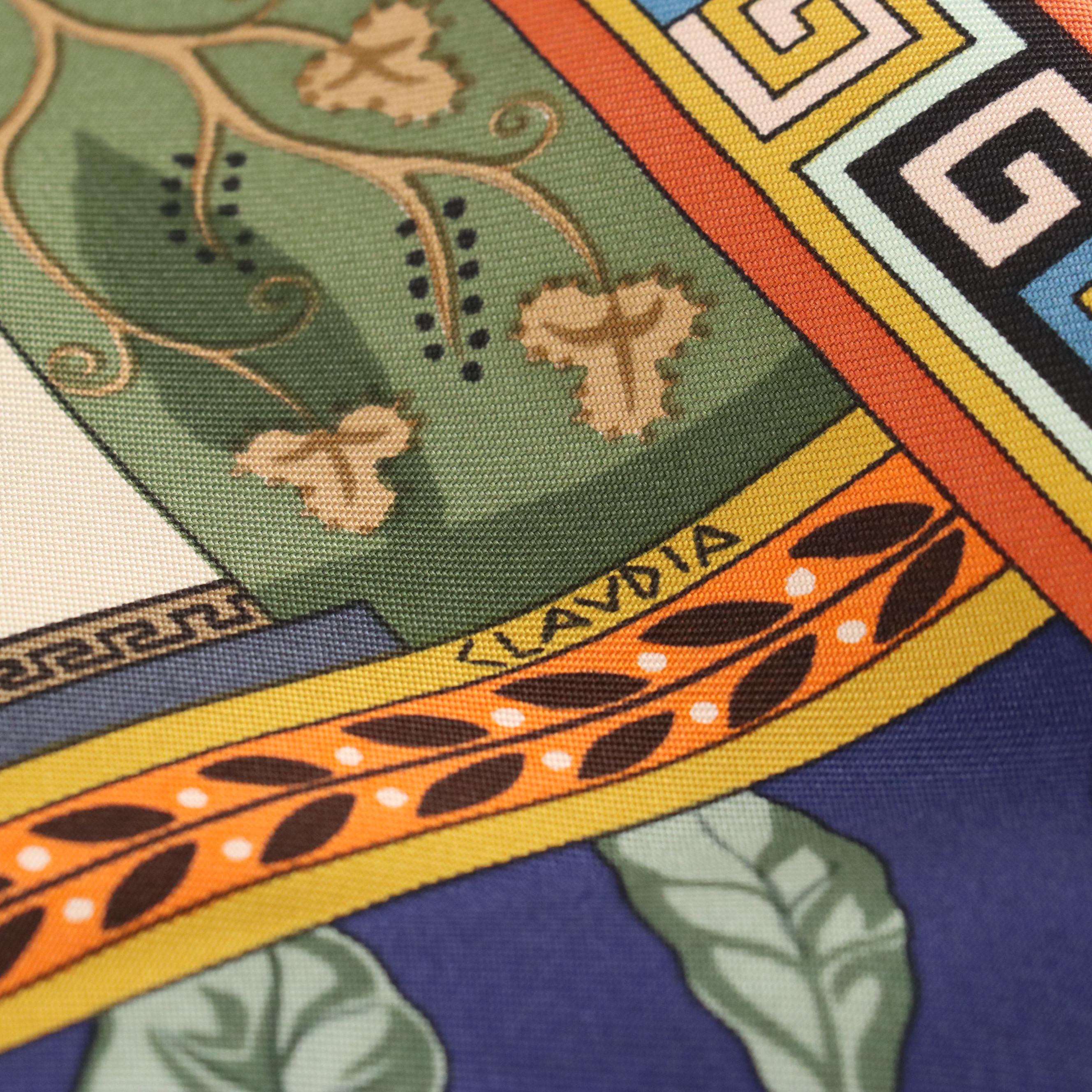 Hermès "Musique des Dieux" Scarf 90 in Silk Twill