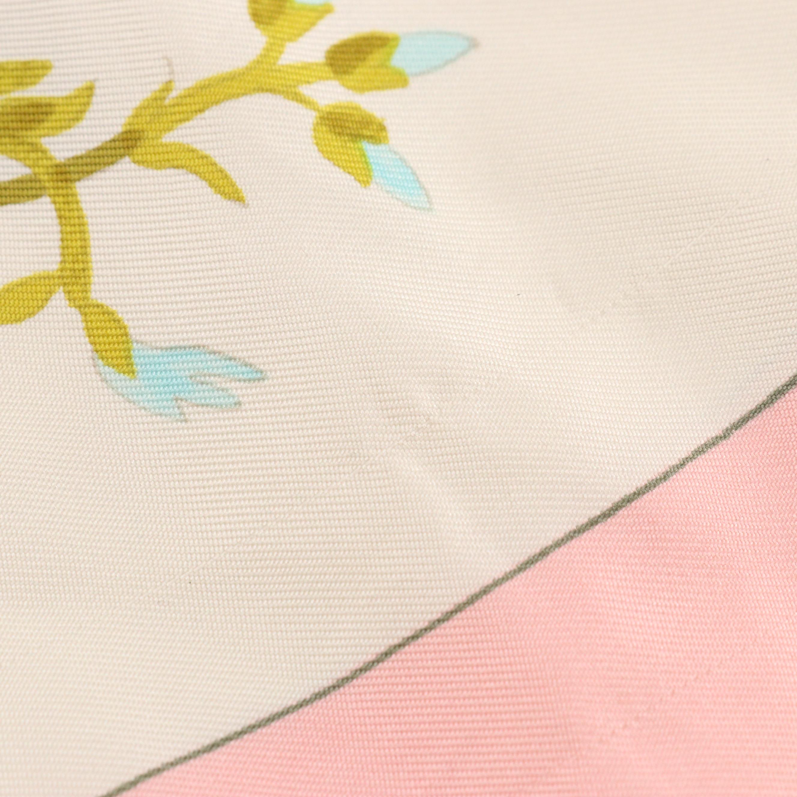 Hermès "Romantique" Scarf 90 in Silk Jacquard