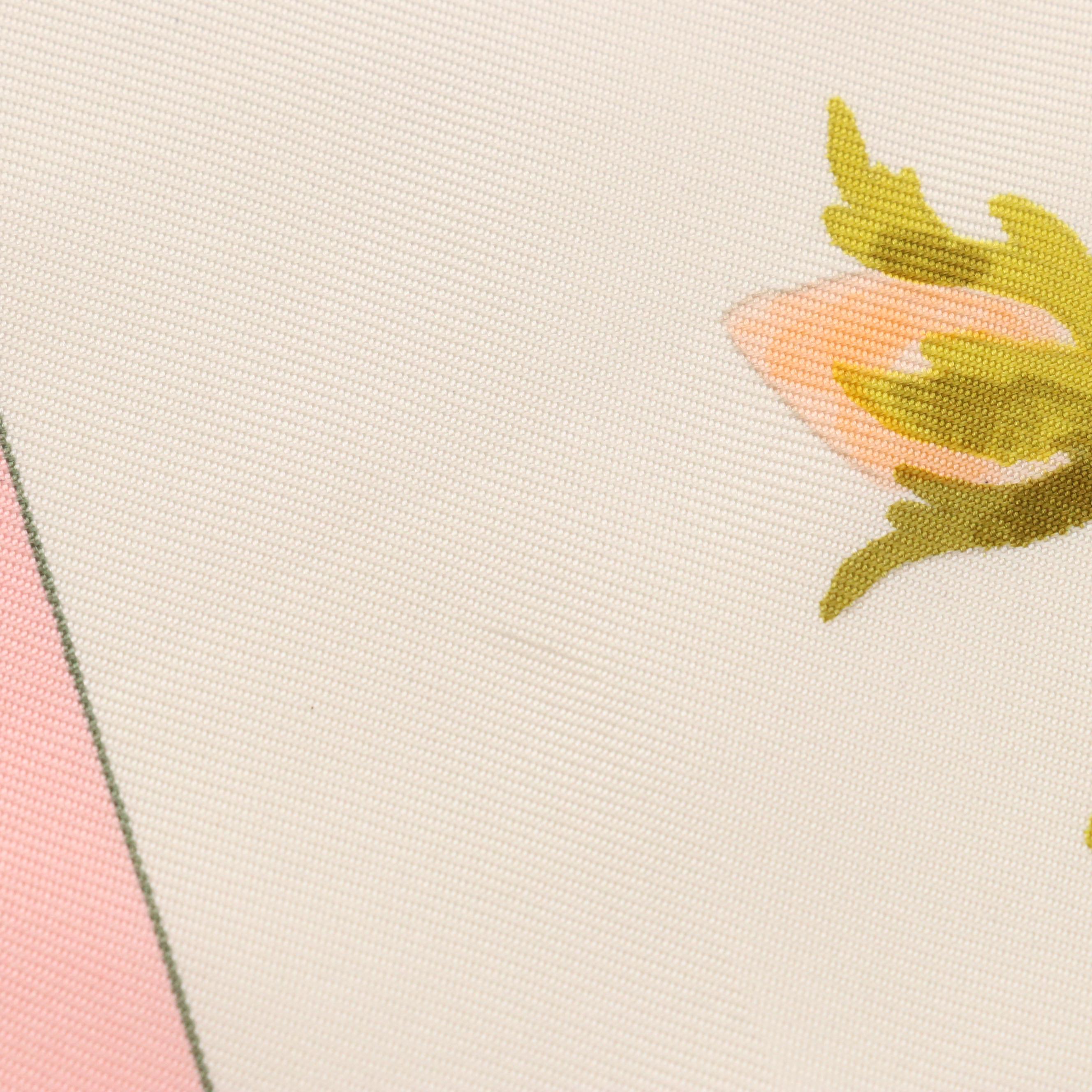 Hermès "Romantique" Scarf 90 in Silk Jacquard