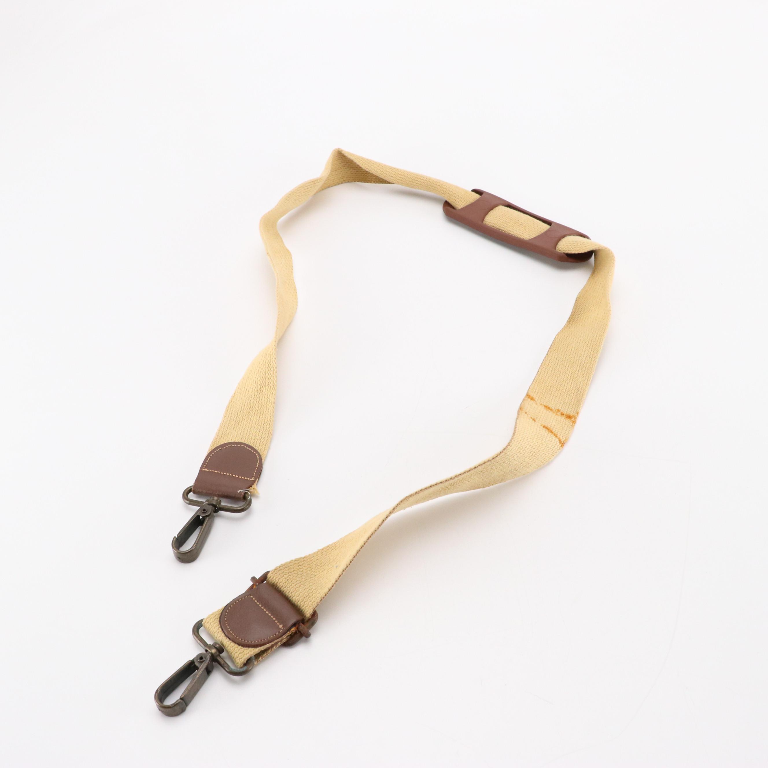 Burberrys Two-Way Large Duffle Bag in Haymarket Check Canvas & Brown Leather