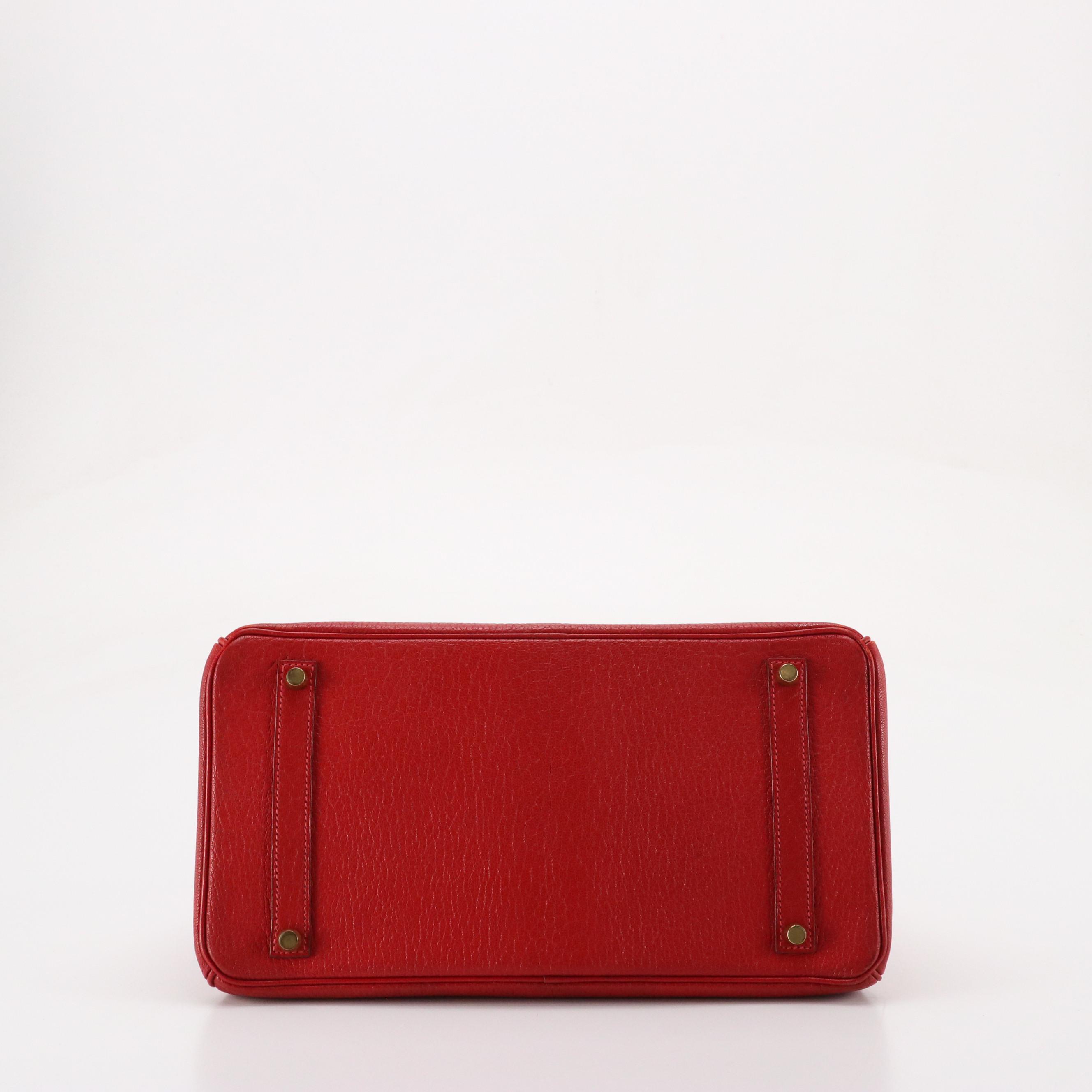 Hermès Birkin 35 Satchel in Chevre de Coromandel Leather & Gold Plated Hardware