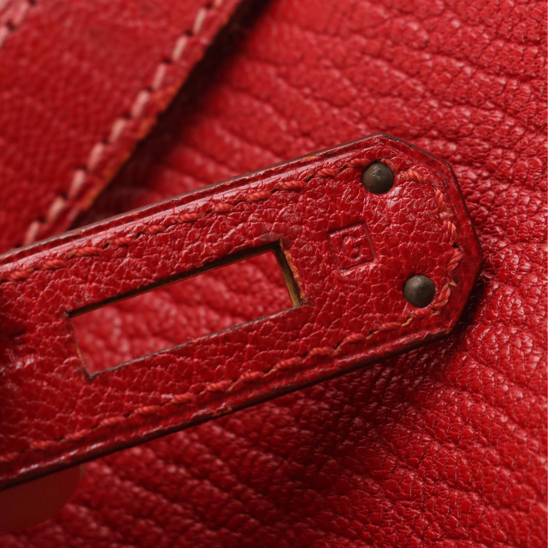 Hermès Birkin 35 Satchel in Chevre de Coromandel Leather & Gold Plated Hardware