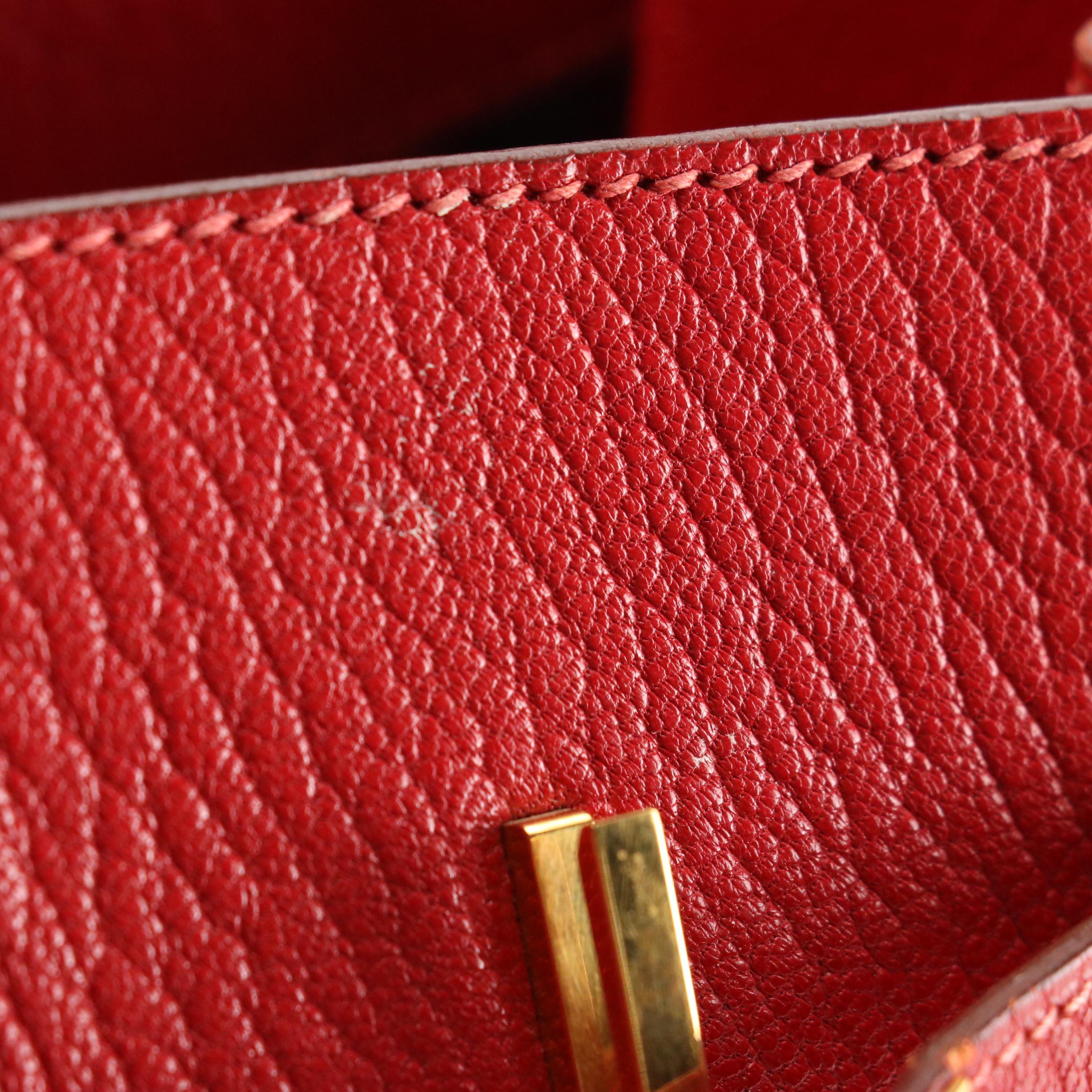 Hermès Birkin 35 Satchel in Chevre de Coromandel Leather & Gold Plated Hardware