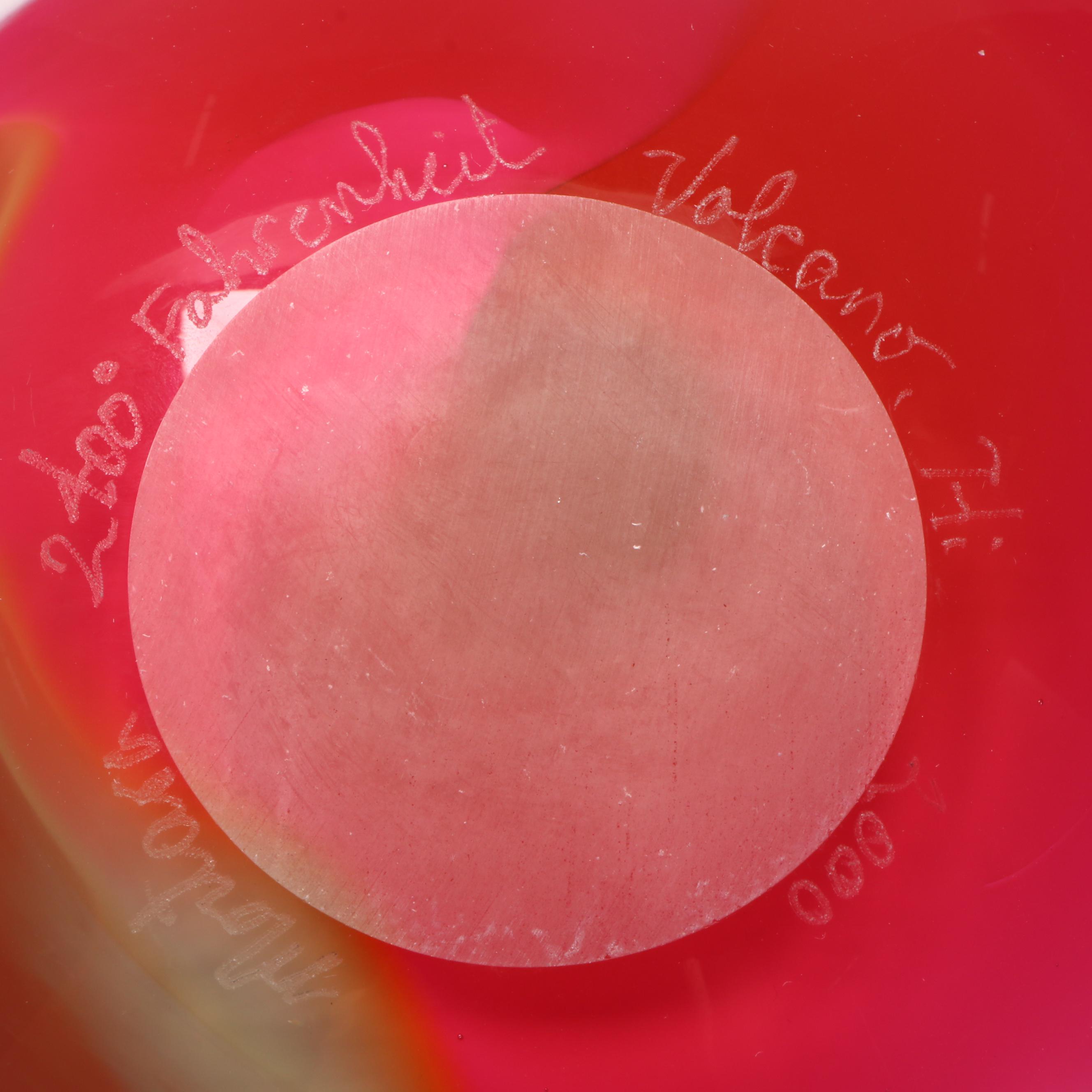 M. Mortara for 2400 Fahrenheit Hand-Blown Art Glass Vase, 2000