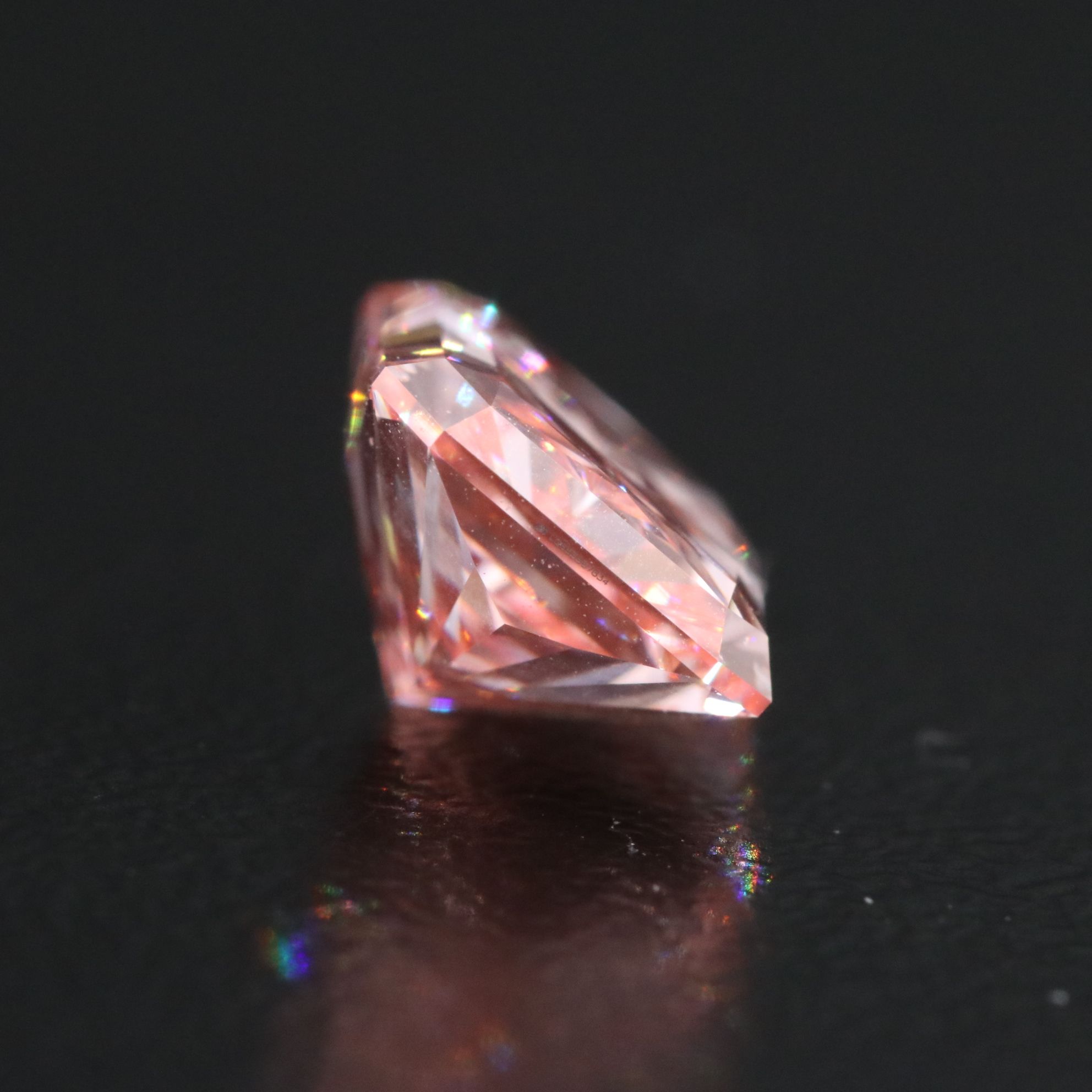 Loose 3.03 CT Lab Grown Fancy Pink Diamond with IGI Report