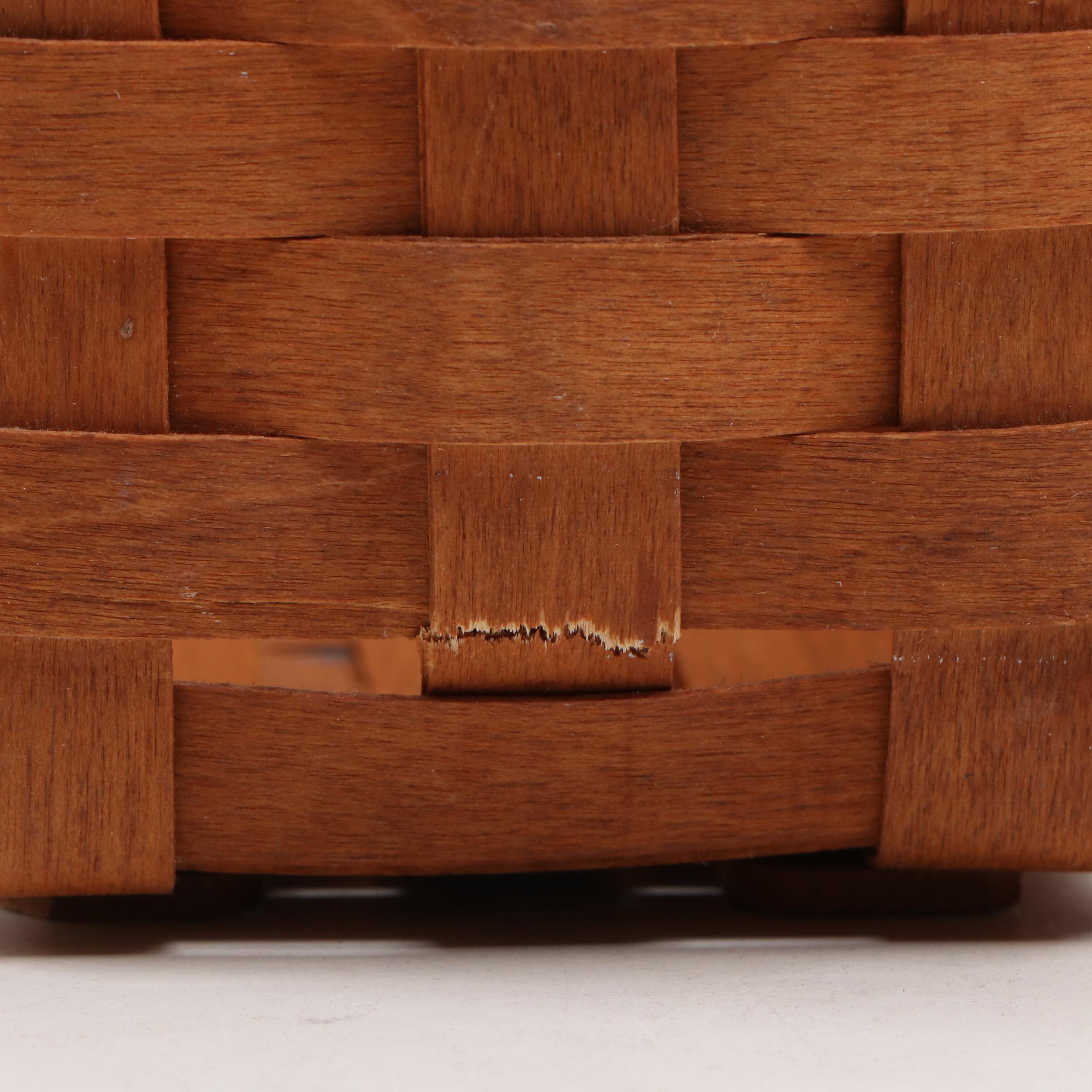 Longaberger and Gerald E. Henn Handmade Woven Maple Baskets