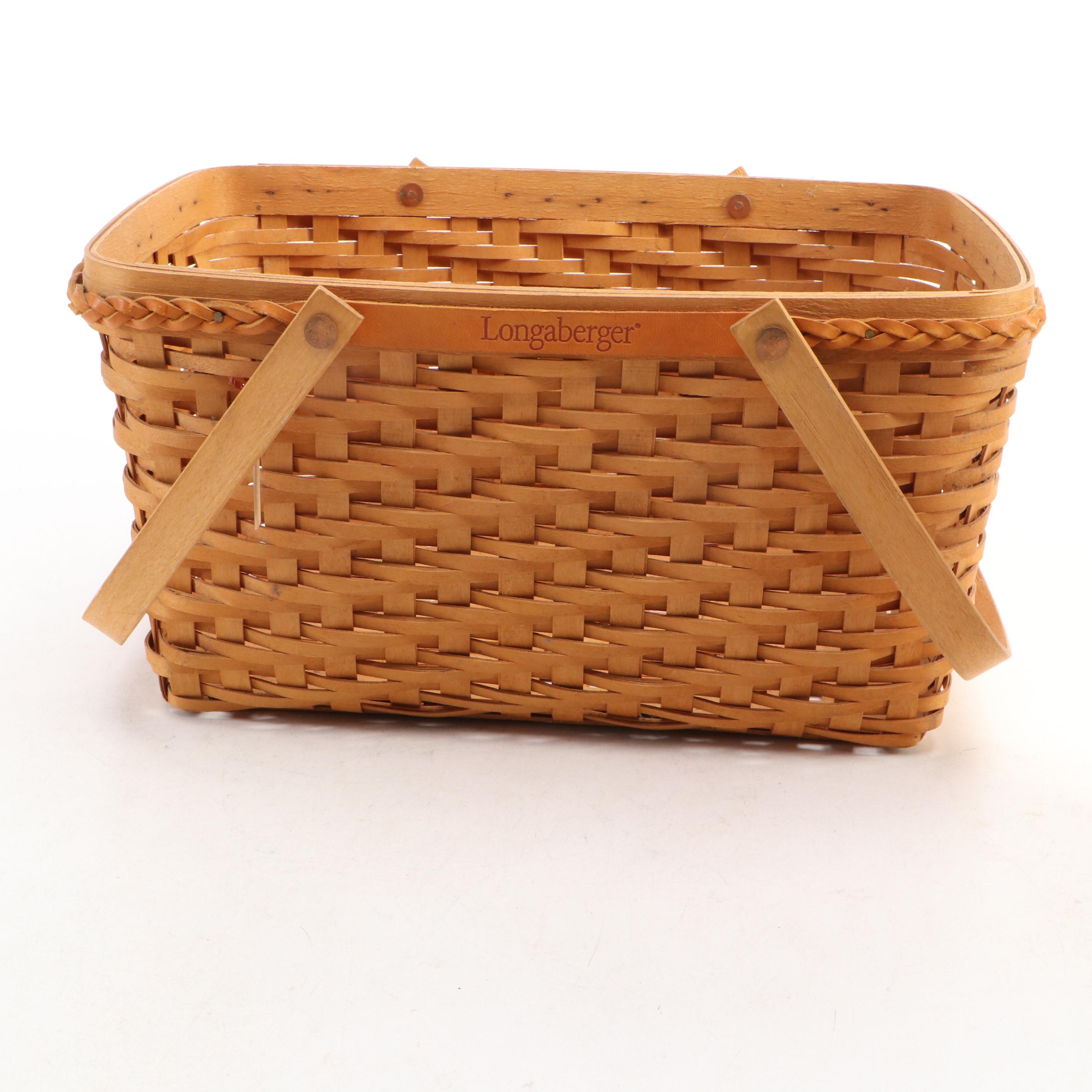 Longaberger and Gerald E. Henn Handmade Woven Maple Baskets