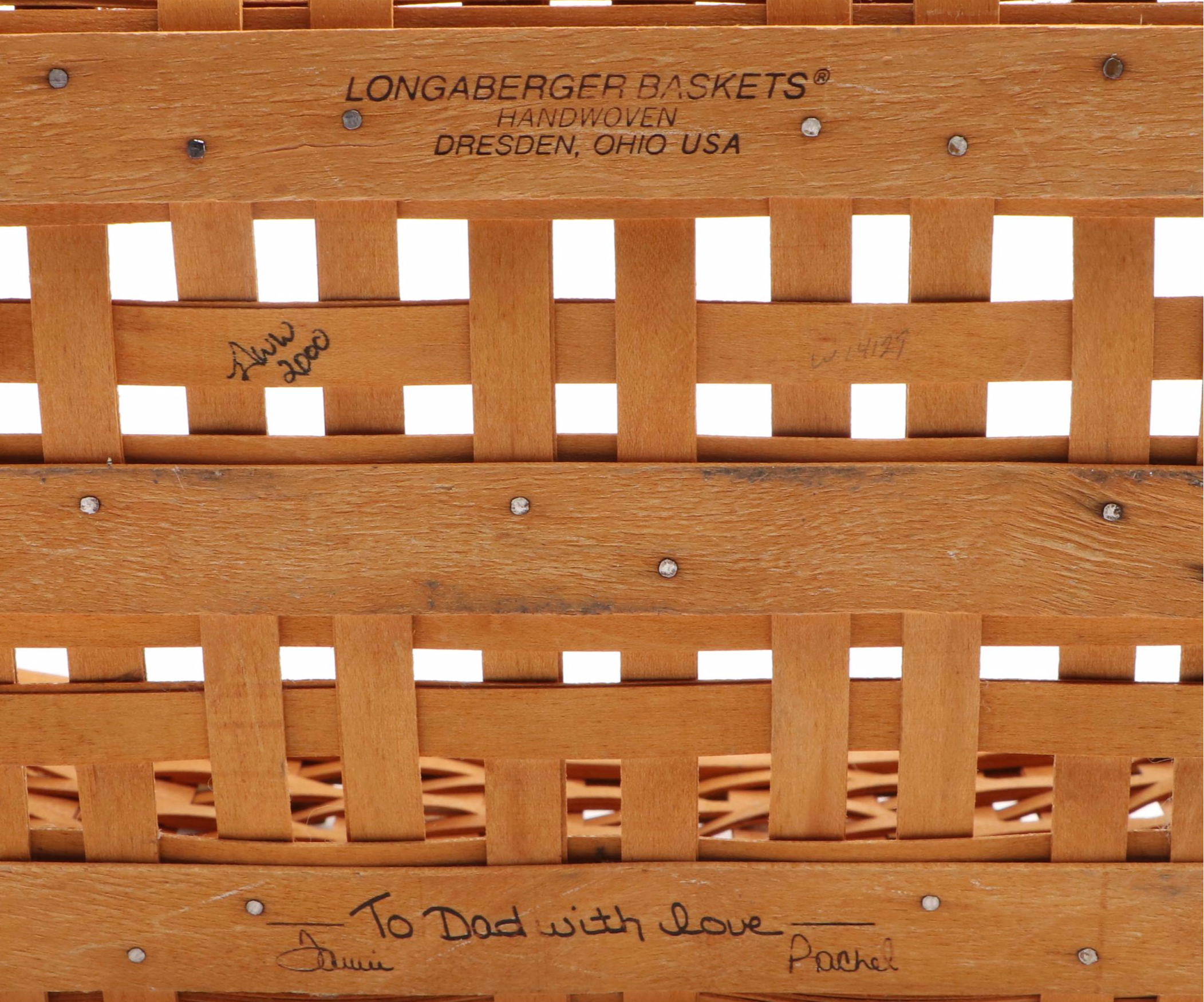 Longaberger and Gerald E. Henn Handmade Woven Maple Baskets