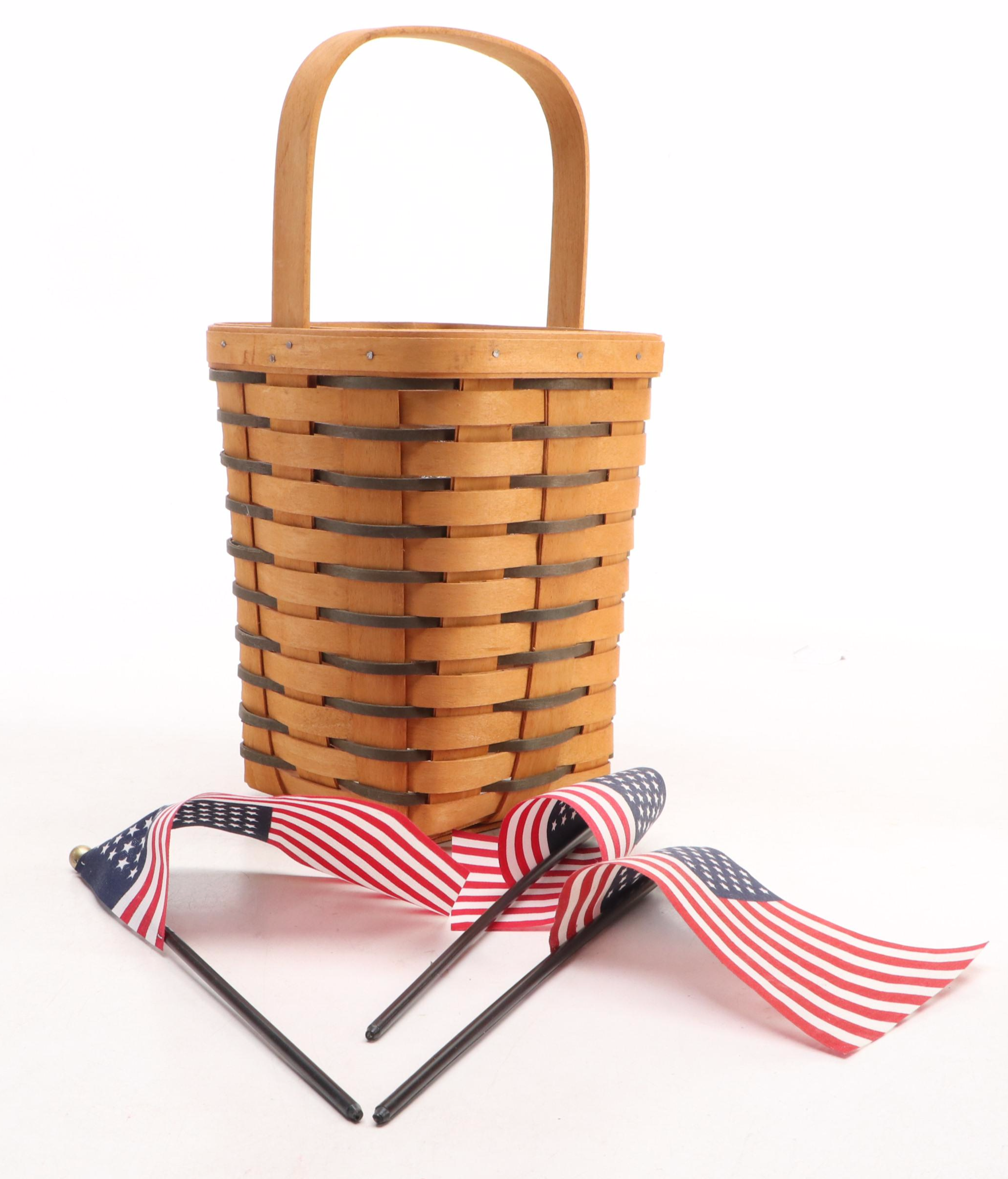 Longaberger and Gerald E. Henn Handmade Woven Maple Baskets
